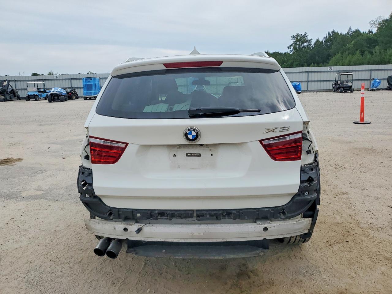2011 Bmw X3 Xdrive35i White vin: 5UXWX7C51BL735074