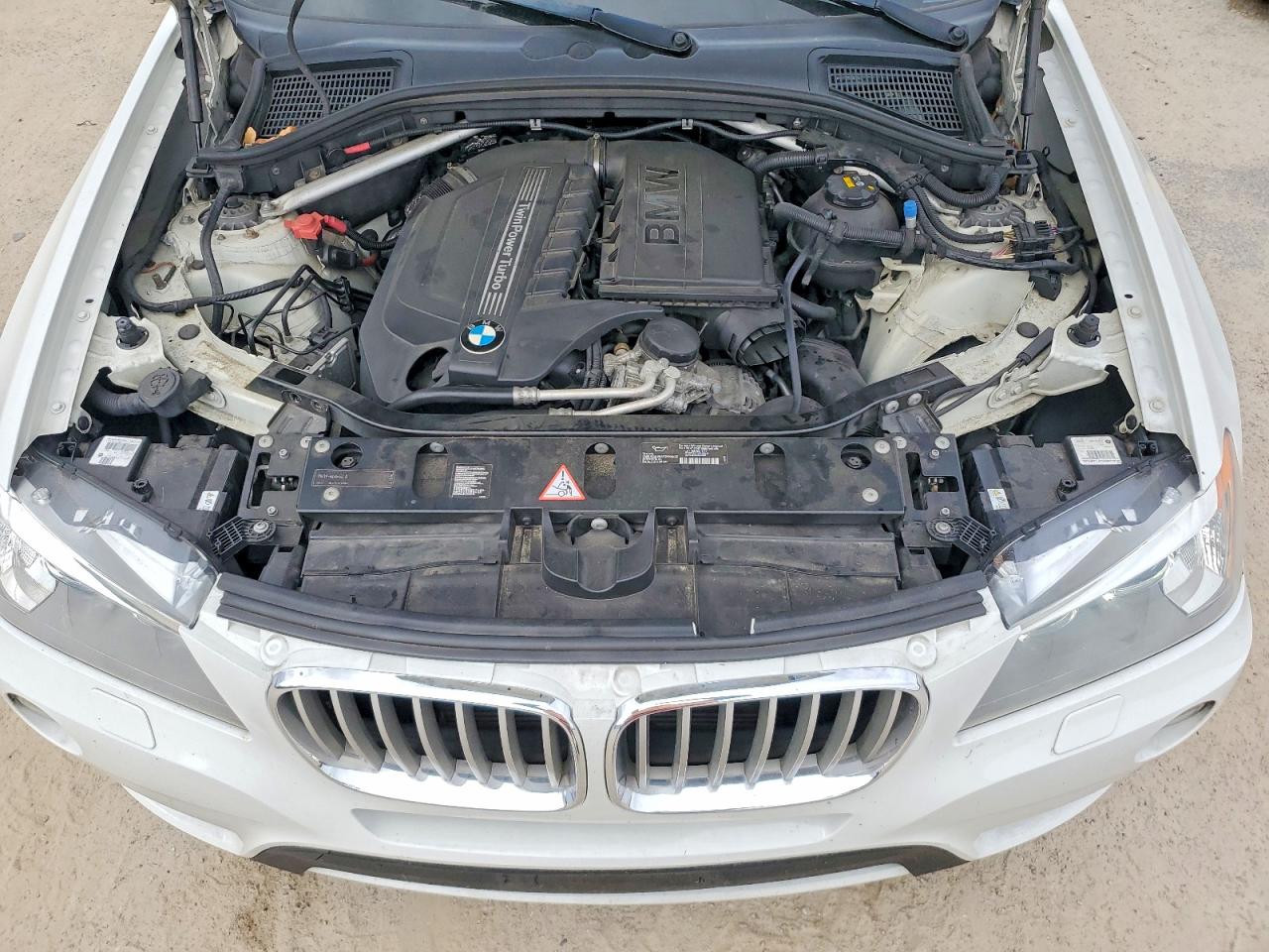 2011 Bmw X3 Xdrive35i White vin: 5UXWX7C51BL735074