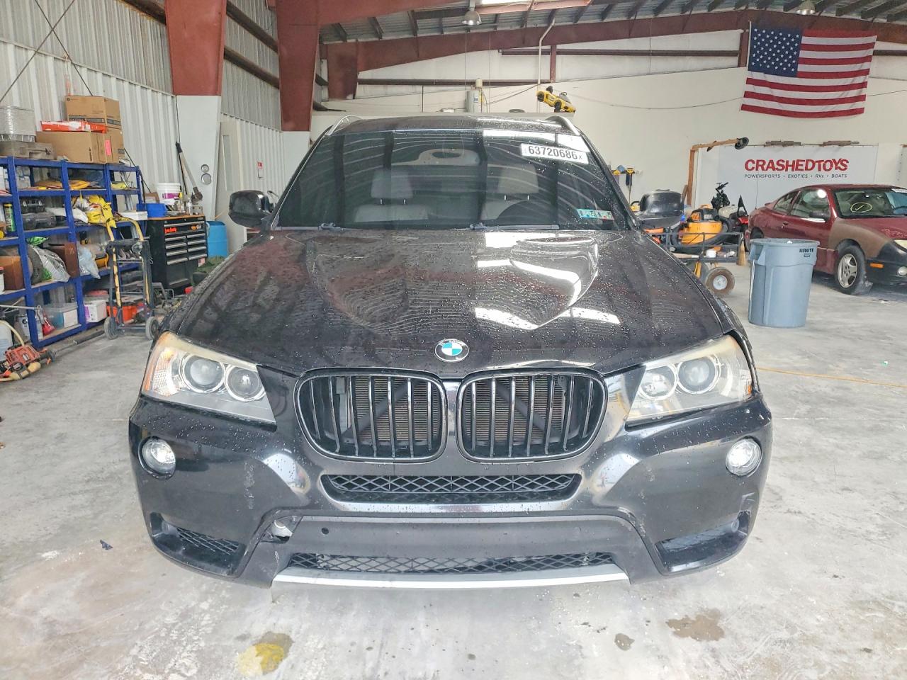 2012 Bmw X3 Xdrive35i Black vin: 5UXWX7C51CL737361