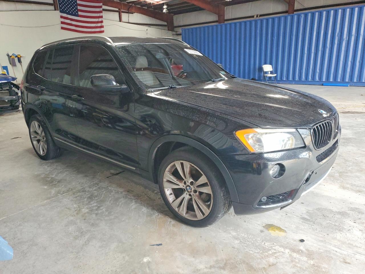 2012 Bmw X3 Xdrive35i Black vin: 5UXWX7C51CL737361