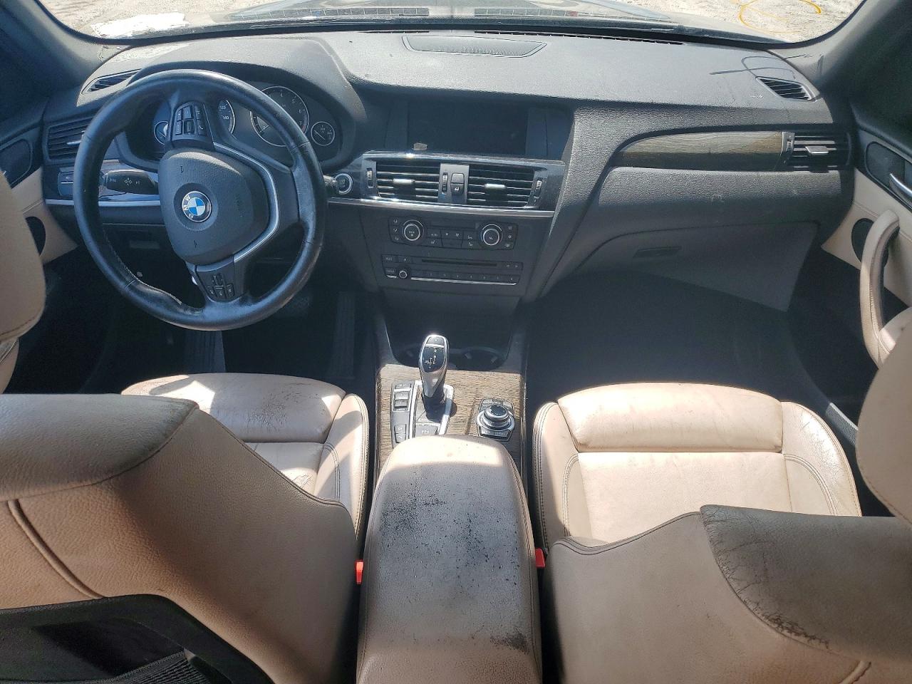 2012 Bmw X3 Xdrive35i Black vin: 5UXWX7C51CL737361