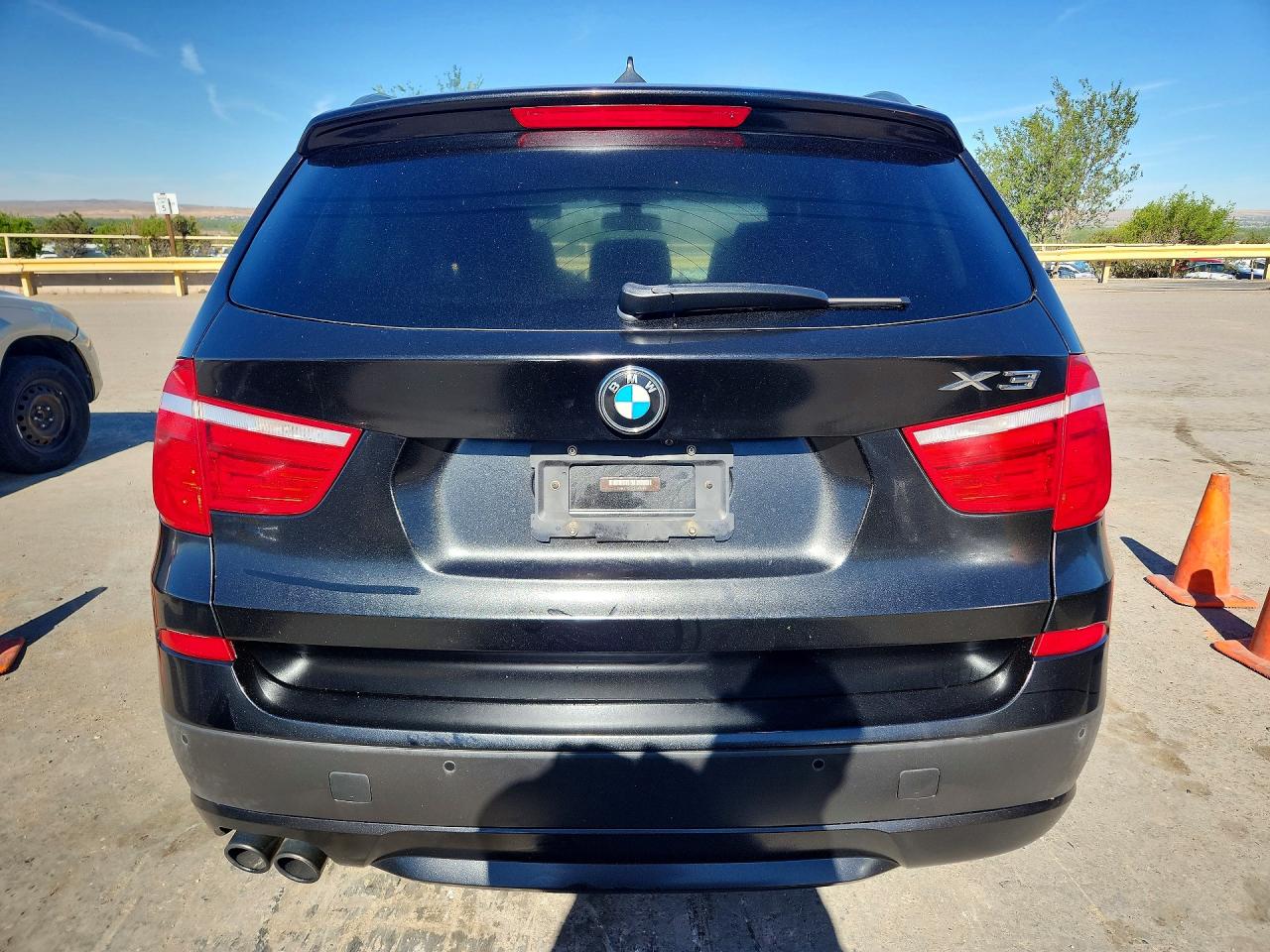 2012 Bmw X3 Xdrive35i Black vin: 5UXWX7C51CL889639