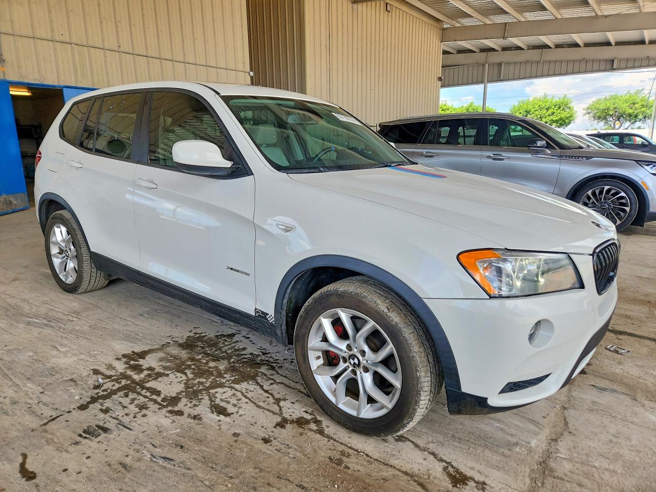 2012 Bmw X3 Xdrive35i White vin: 5UXWX7C51CL975372