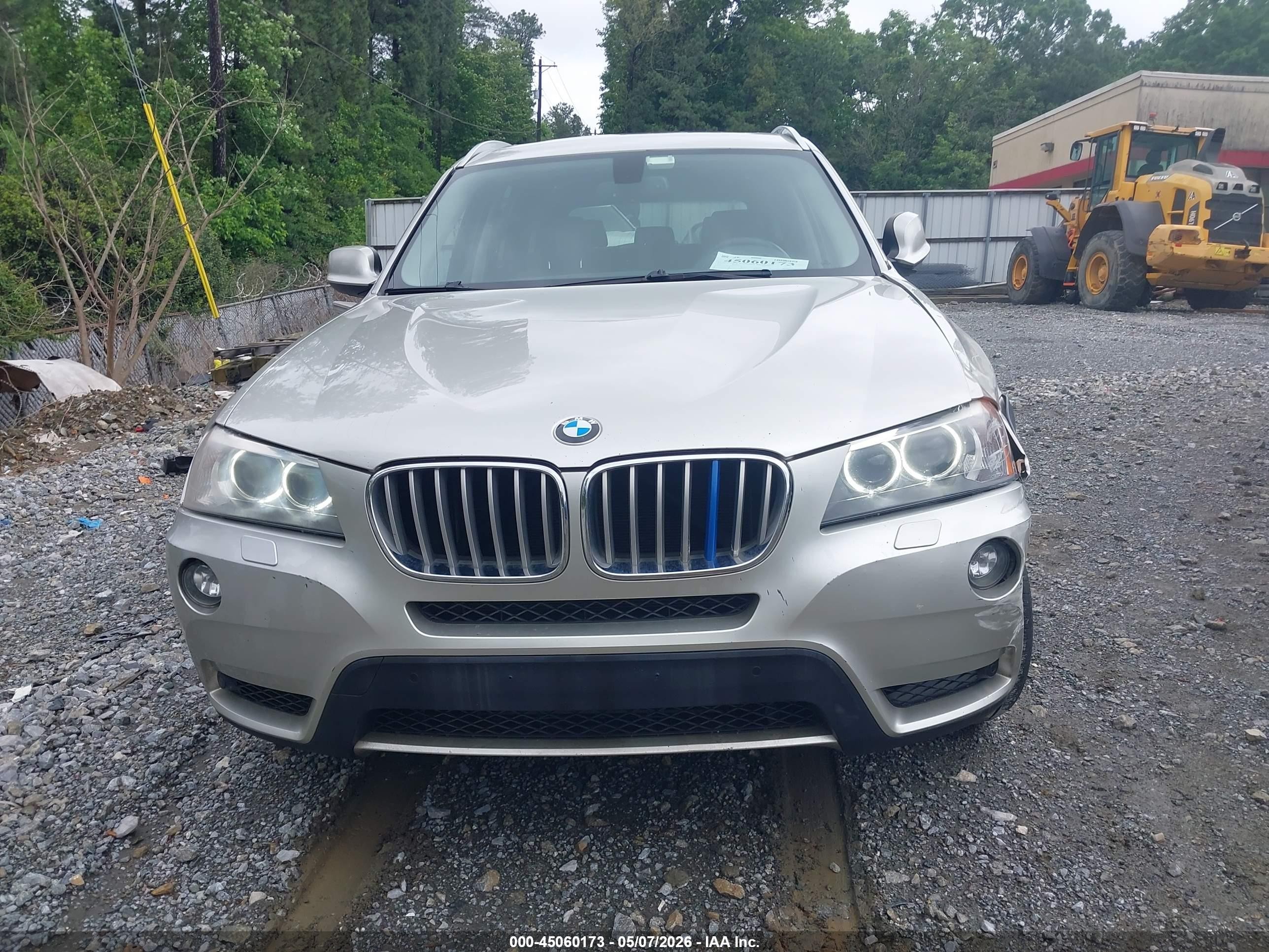 2013 Bmw X3 Xdrive35i Silver vin: 5UXWX7C51DL976524