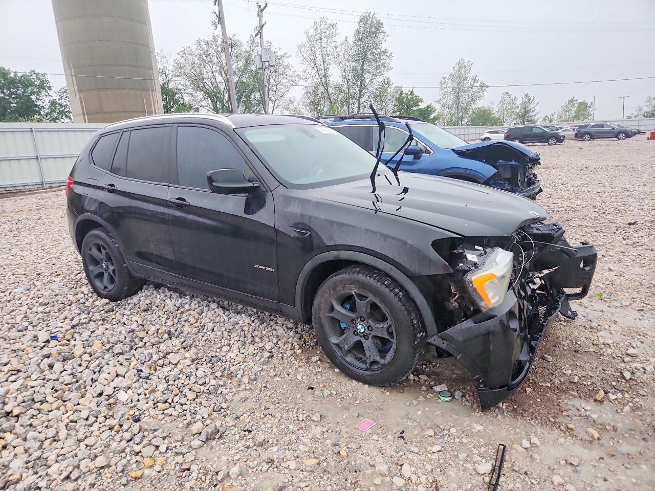 2013 Bmw X3 Xdrive35i Black vin: 5UXWX7C51DL977768