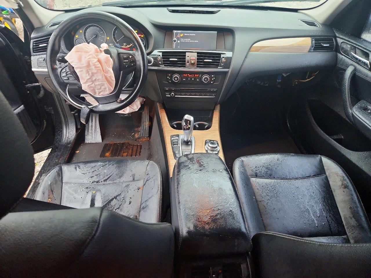 2013 Bmw X3 Xdrive35i Black vin: 5UXWX7C51DL977768