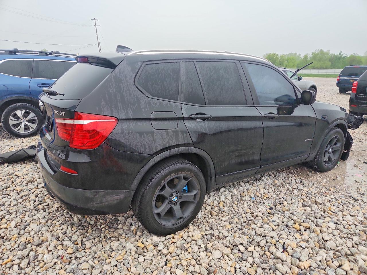 2013 Bmw X3 Xdrive35i Black vin: 5UXWX7C51DL977768