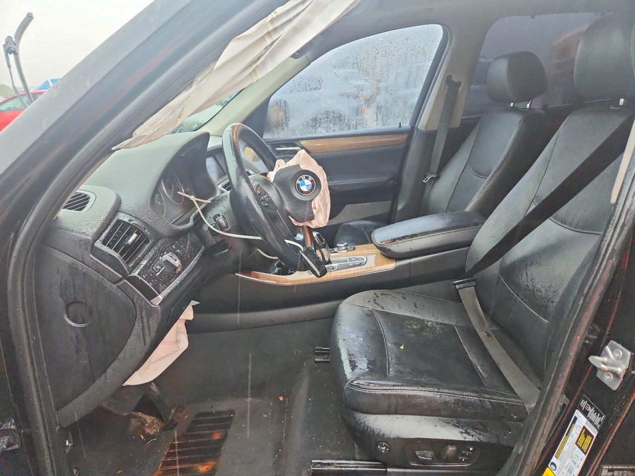 2013 Bmw X3 Xdrive35i Black vin: 5UXWX7C51DL977768