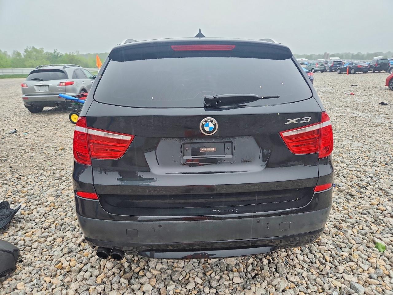 2013 Bmw X3 Xdrive35i Black vin: 5UXWX7C51DL977768