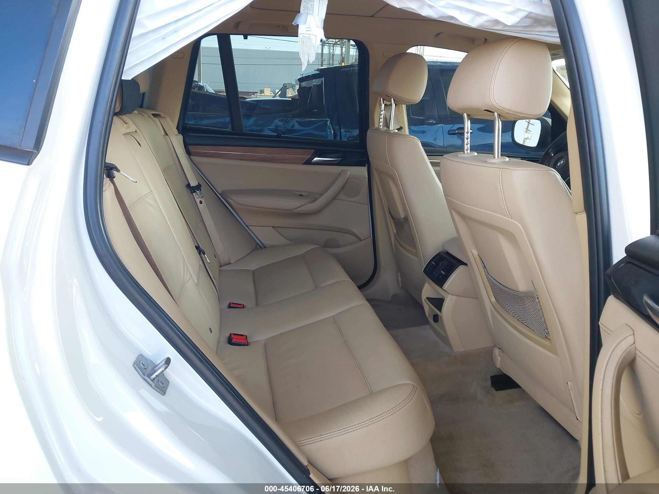 2013 Bmw X3 Xdrive35i White vin: 5UXWX7C51DL980573