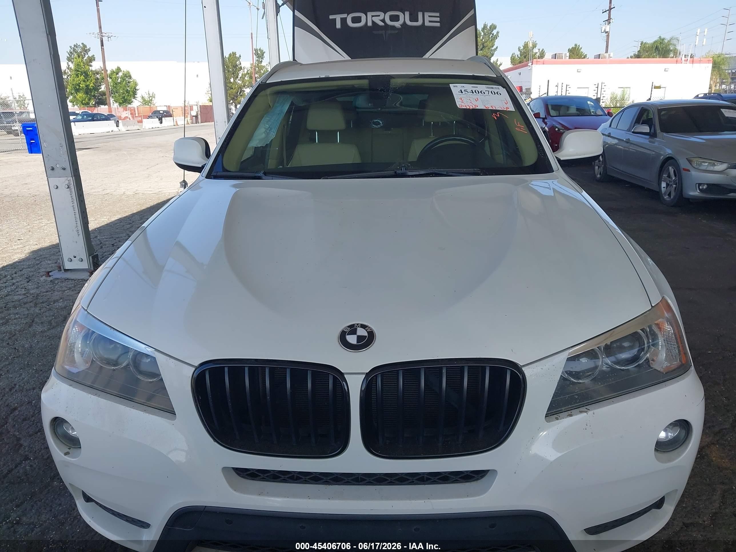 2013 Bmw X3 Xdrive35i White vin: 5UXWX7C51DL980573