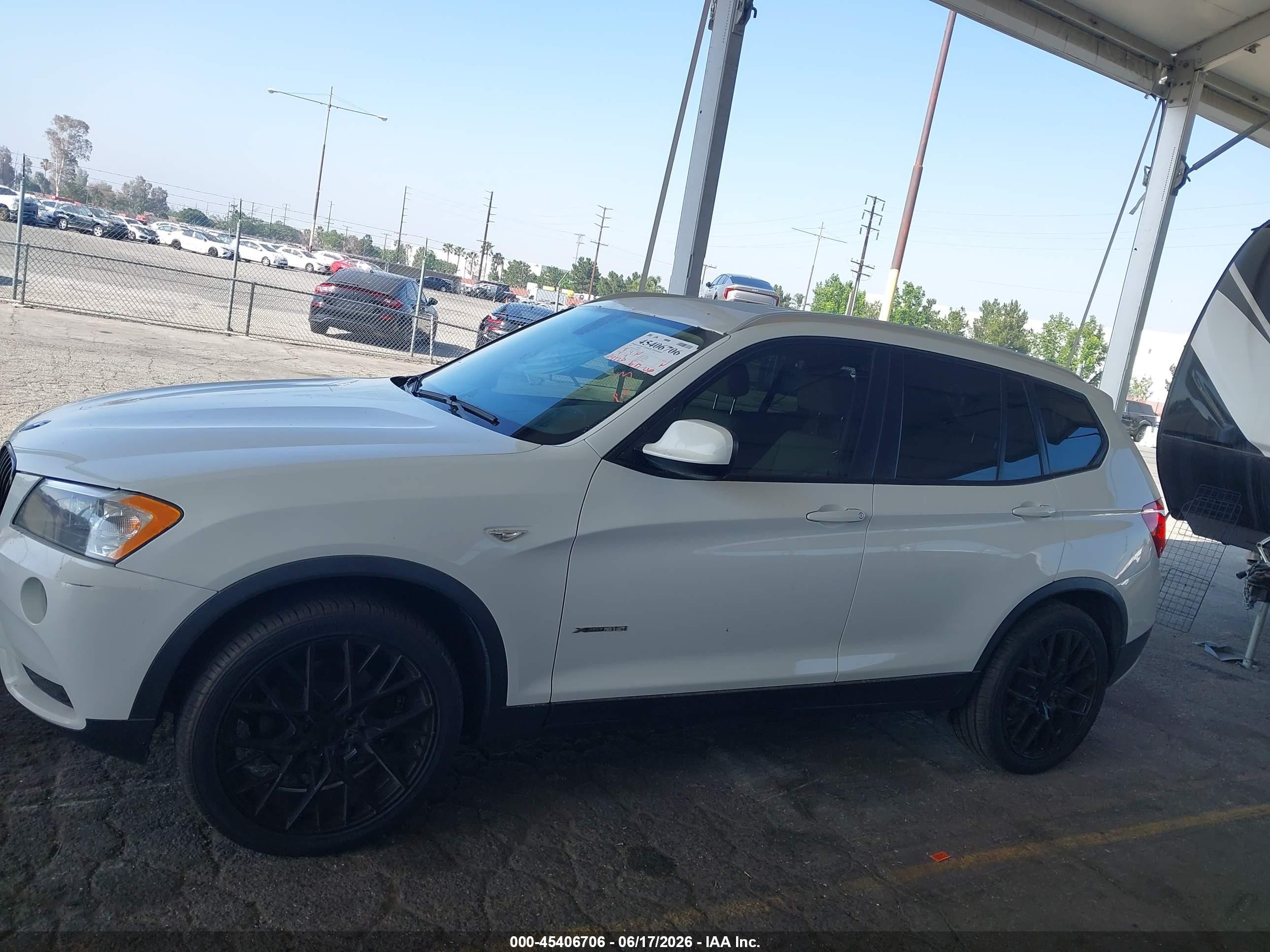 2013 Bmw X3 Xdrive35i White vin: 5UXWX7C51DL980573