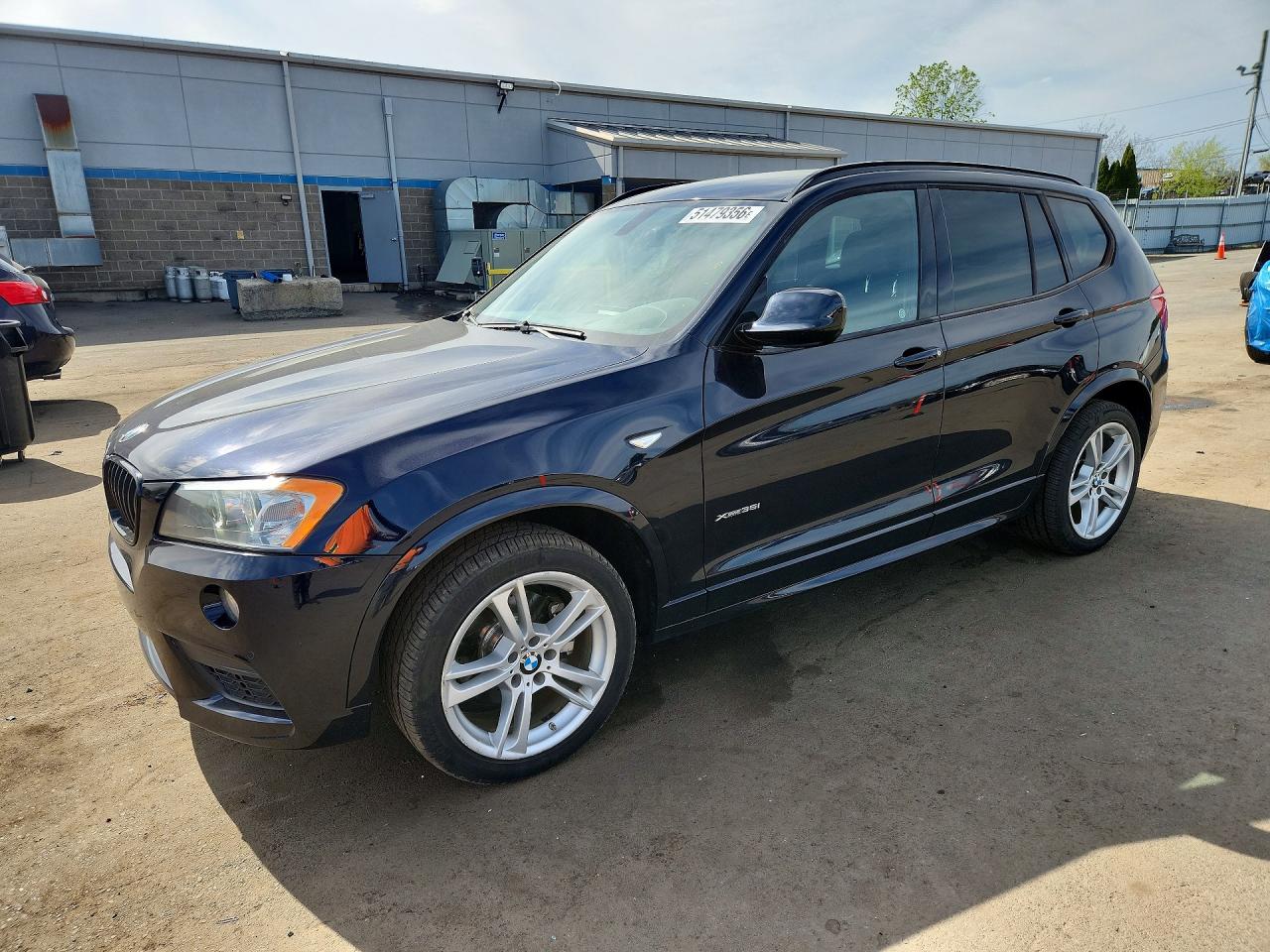 2013 Bmw X3 Xdrive35i Black vin: 5UXWX7C51DL981562
