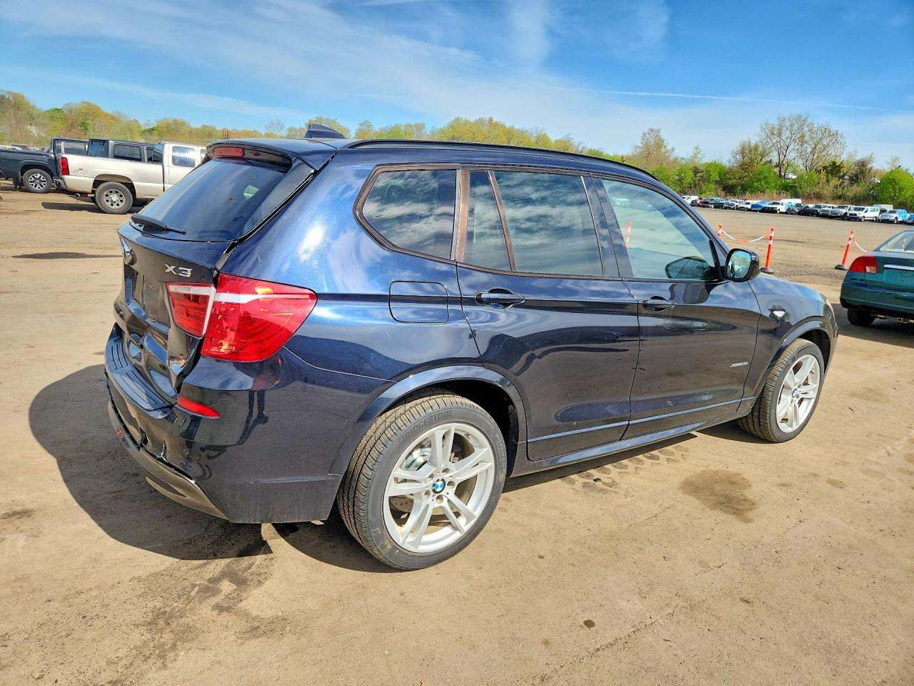 2013 Bmw X3 Xdrive35i Black vin: 5UXWX7C51DL981562