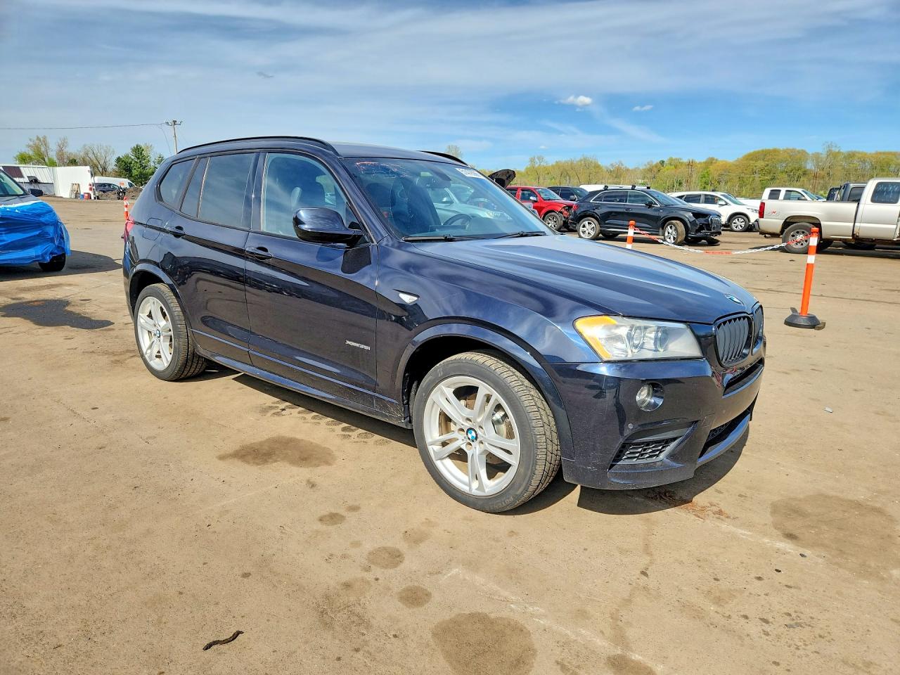 2013 Bmw X3 Xdrive35i Black vin: 5UXWX7C51DL981562