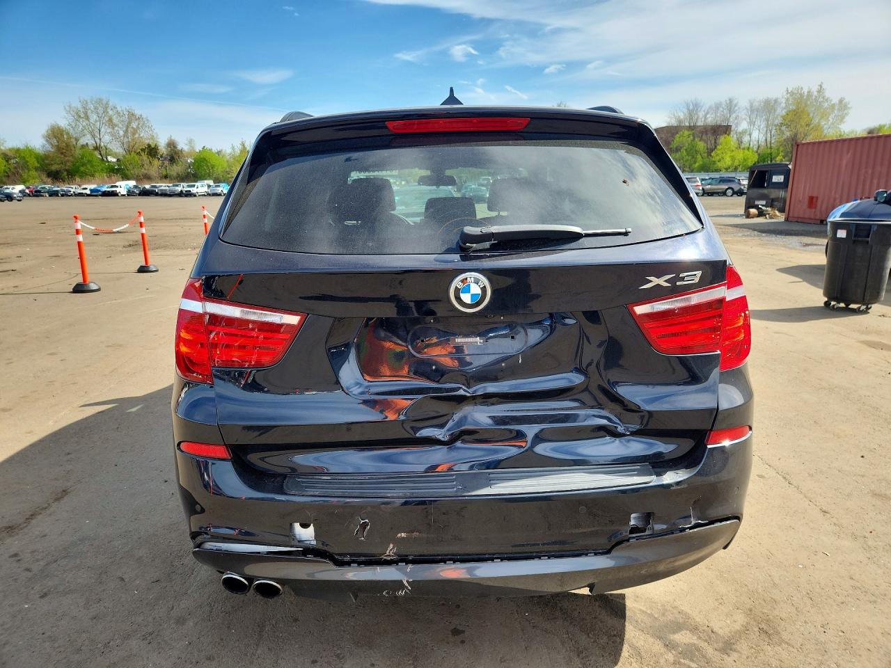 2013 Bmw X3 Xdrive35i Black vin: 5UXWX7C51DL981562