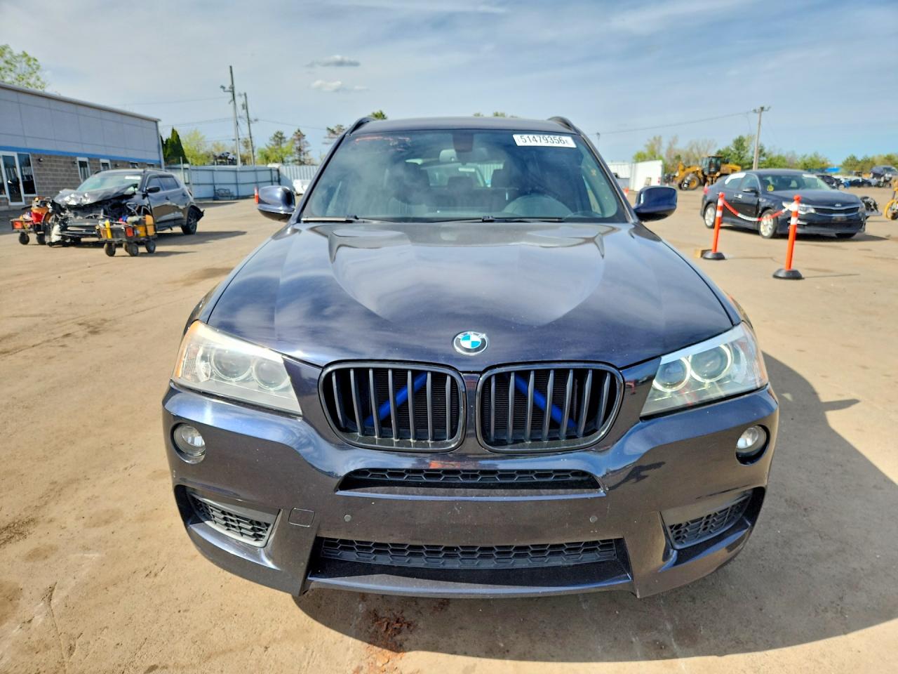 2013 Bmw X3 Xdrive35i Black vin: 5UXWX7C51DL981562