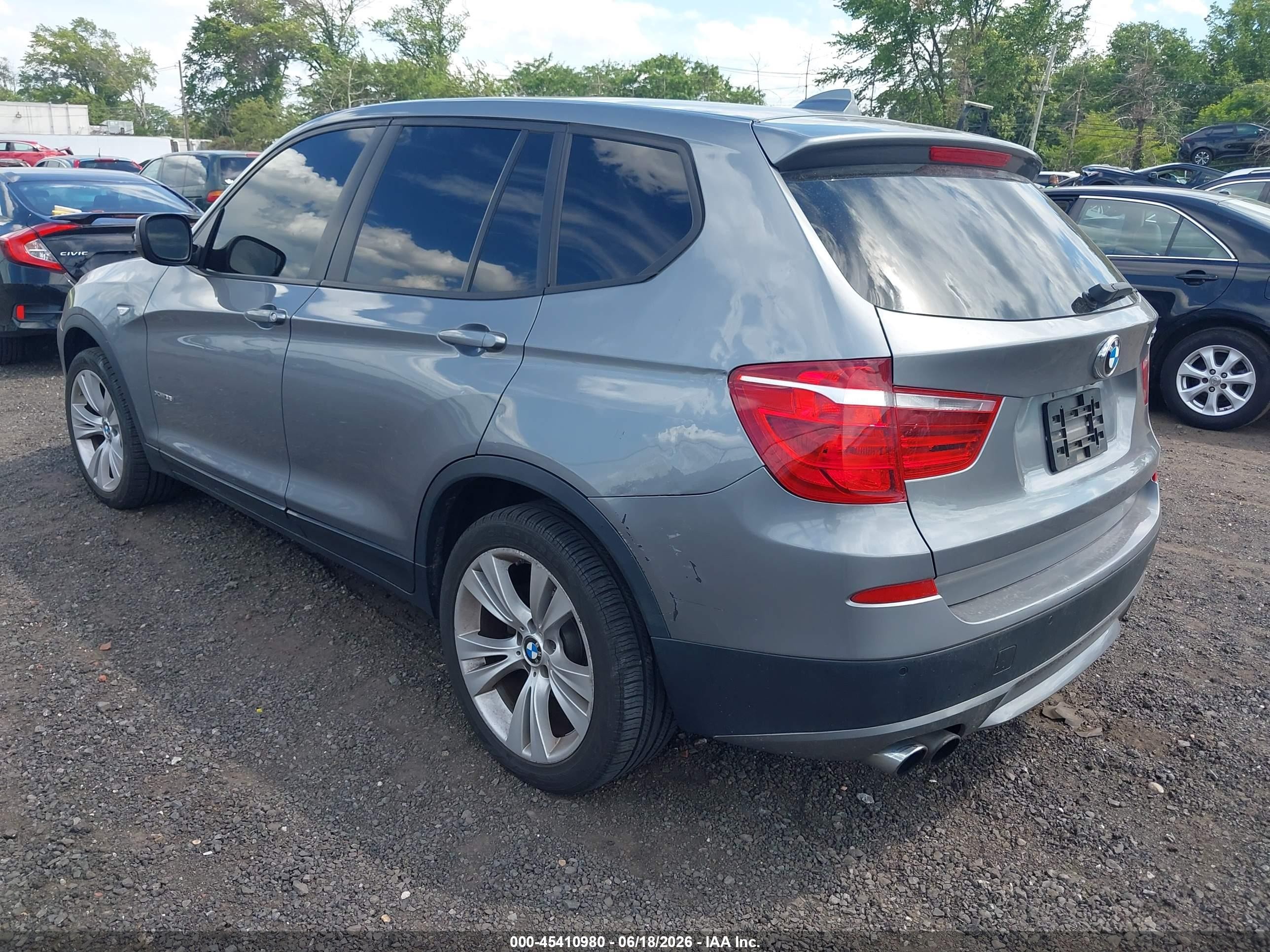 2014 Bmw X3 Xdrive35i Gray vin: 5UXWX7C51E0E78622