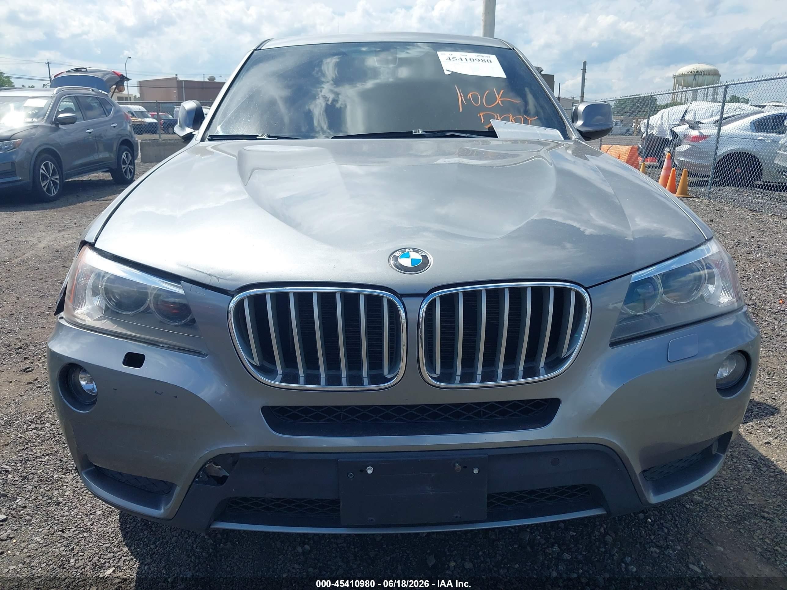 2014 Bmw X3 Xdrive35i Gray vin: 5UXWX7C51E0E78622