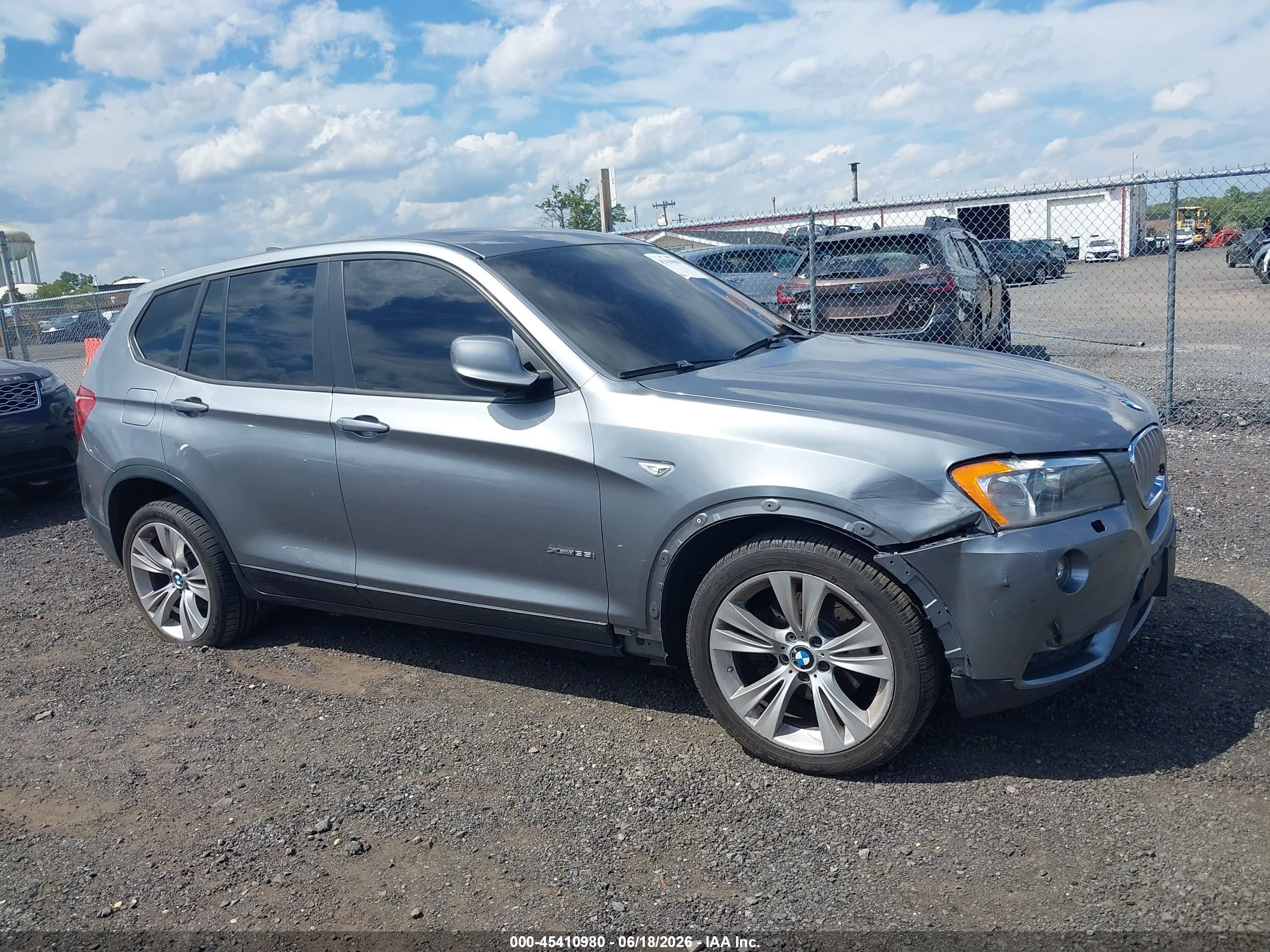 2014 Bmw X3 Xdrive35i Gray vin: 5UXWX7C51E0E78622