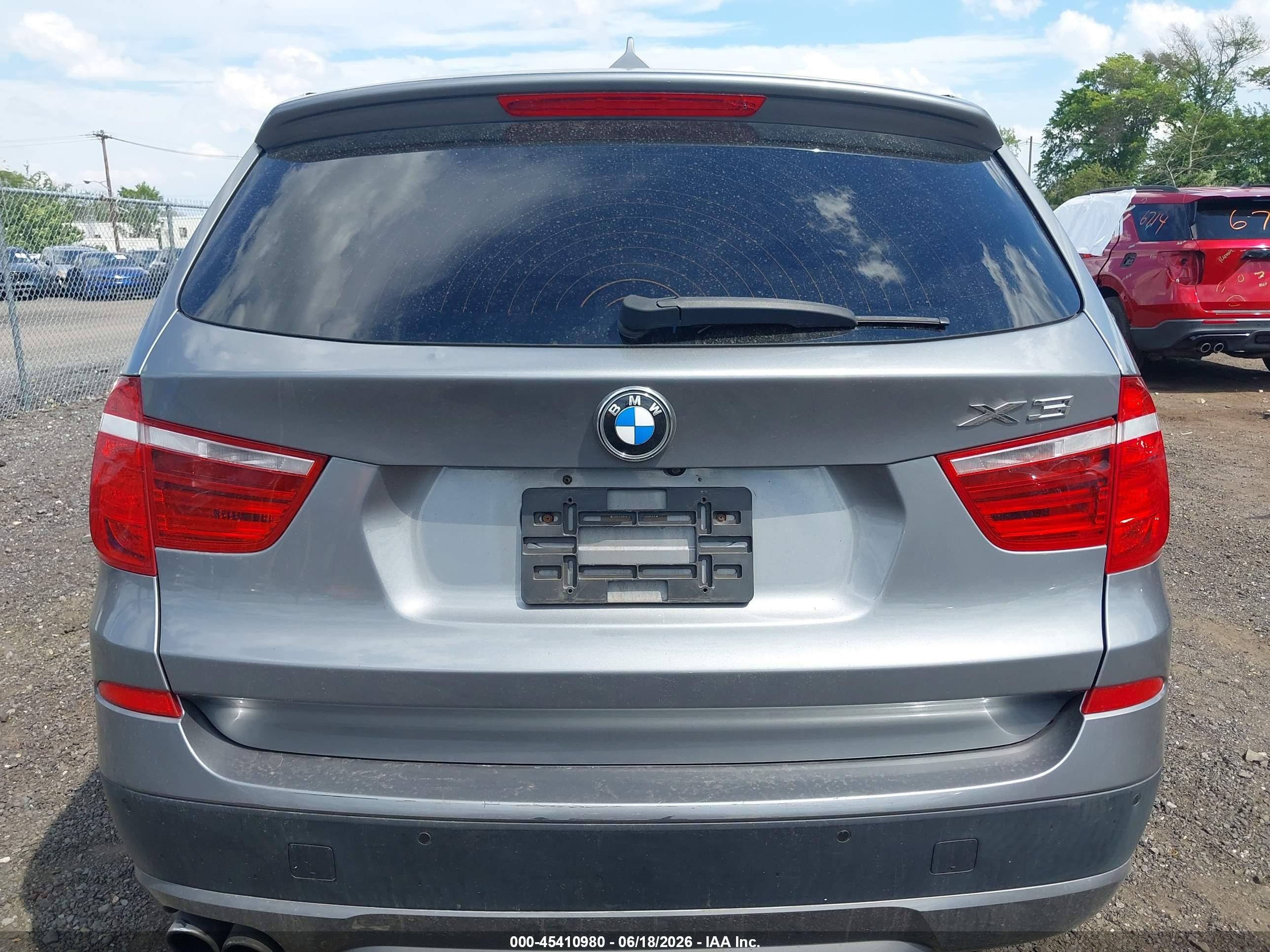 2014 Bmw X3 Xdrive35i Gray vin: 5UXWX7C51E0E78622