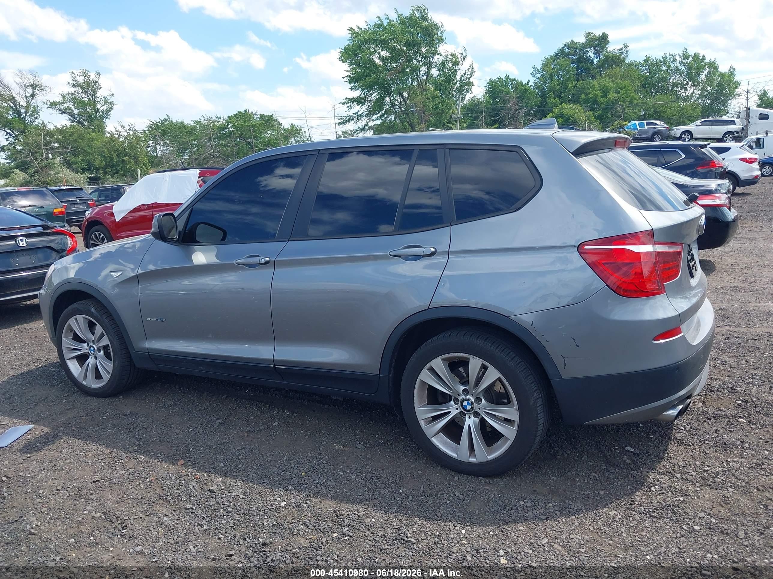 2014 Bmw X3 Xdrive35i Gray vin: 5UXWX7C51E0E78622
