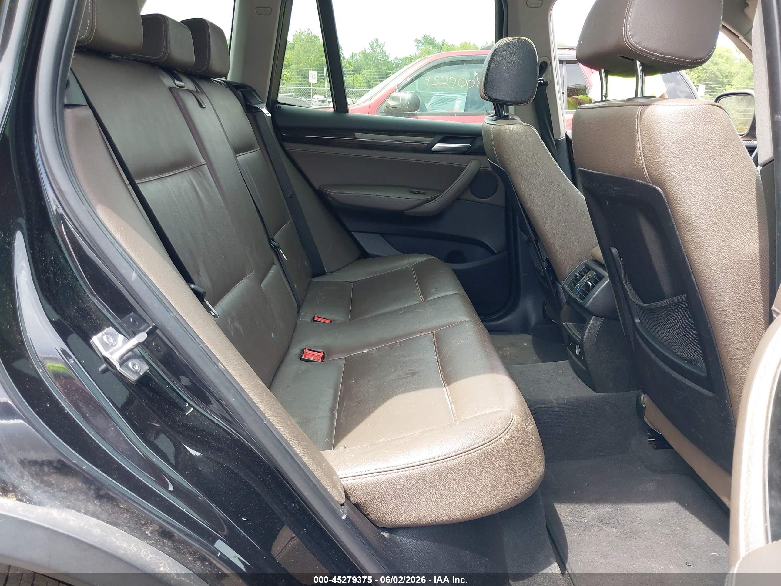 2014 Bmw X3 Xdrive35i Black vin: 5UXWX7C51EL983457