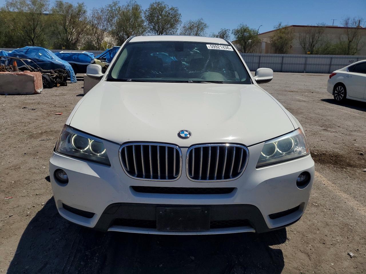 2014 Bmw X3 Xdrive35i White vin: 5UXWX7C51EL984074