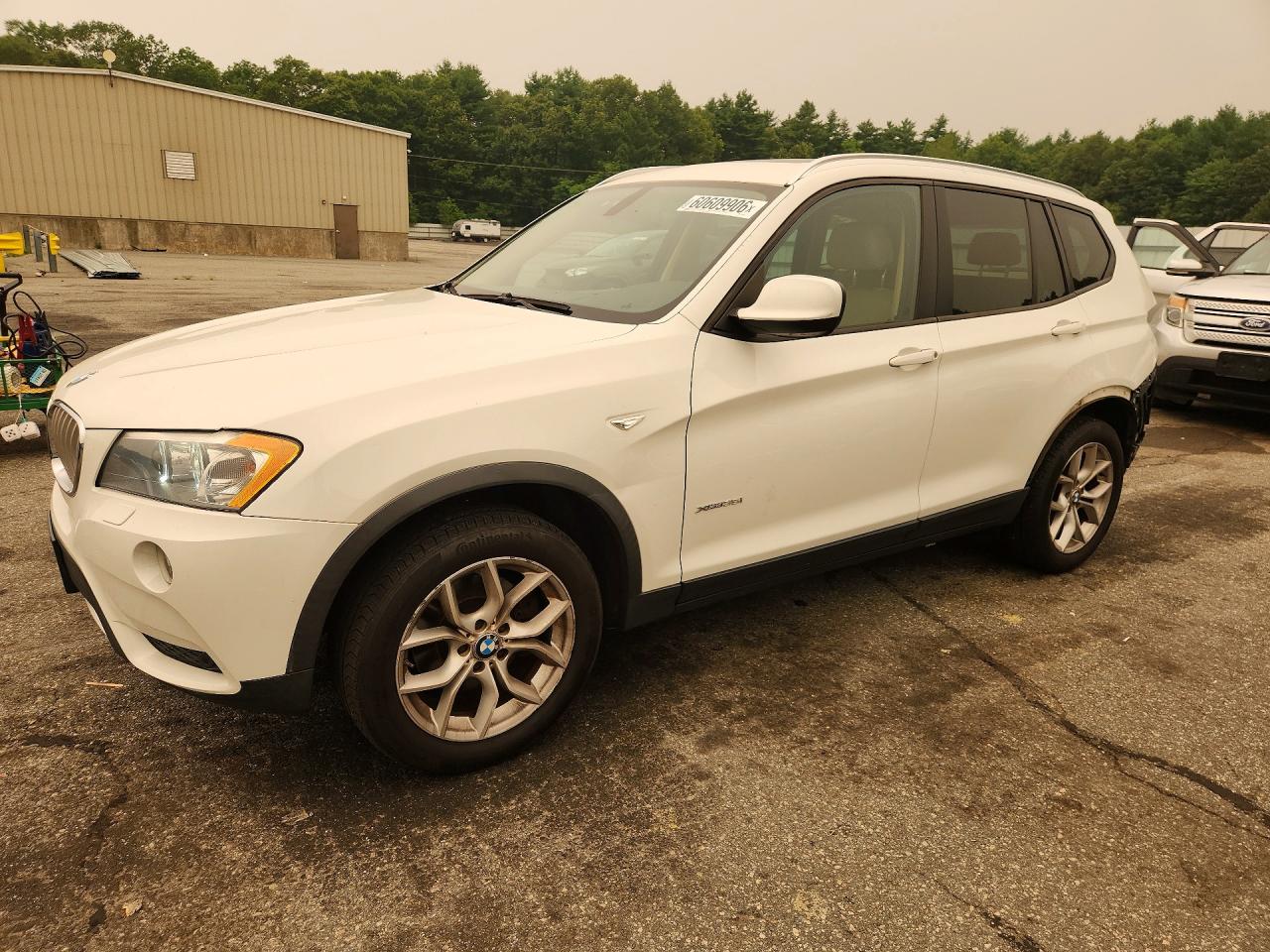 2011 Bmw X3 Xdrive35i White vin: 5UXWX7C52BL735472