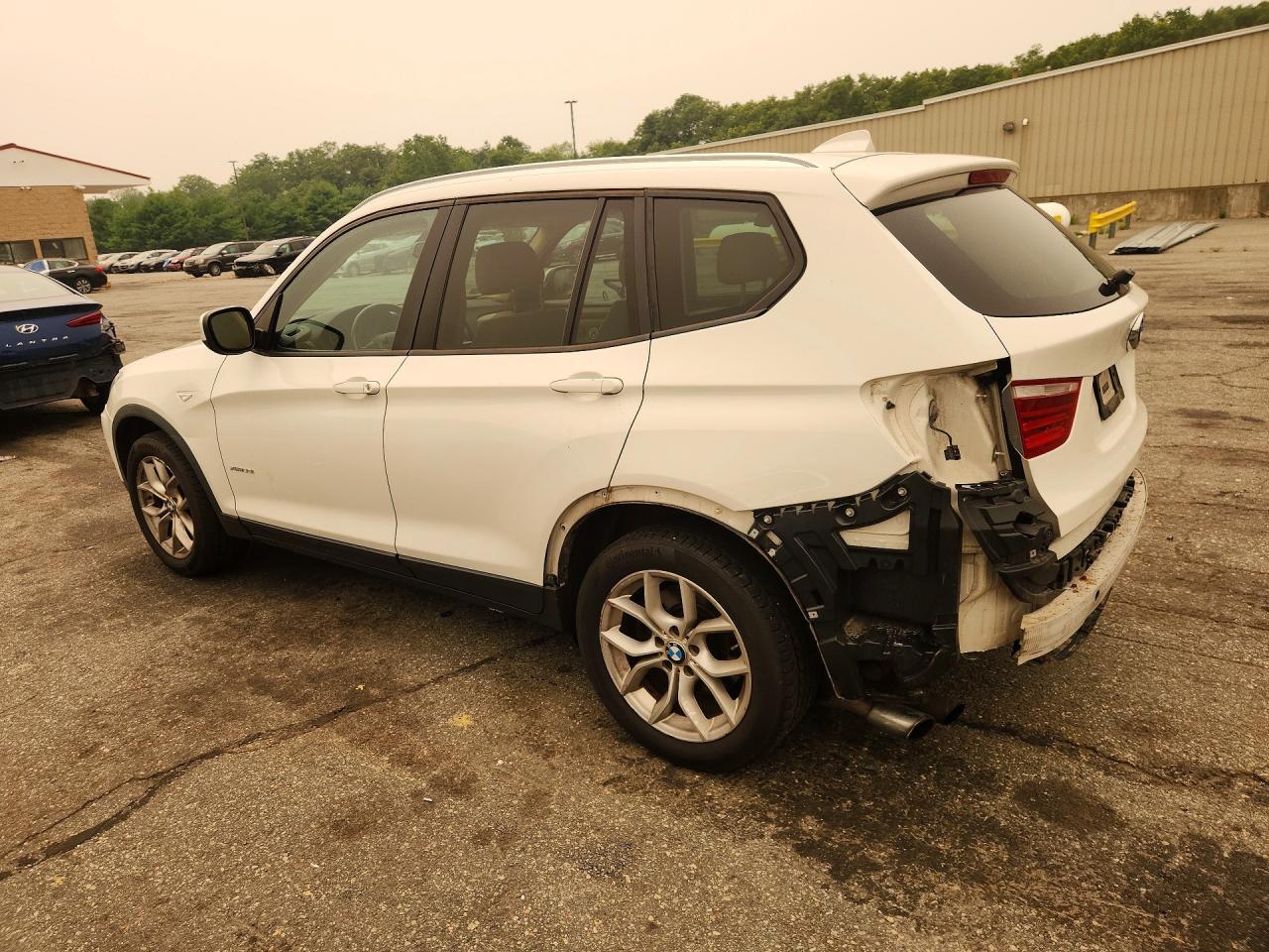 2011 Bmw X3 Xdrive35i White vin: 5UXWX7C52BL735472