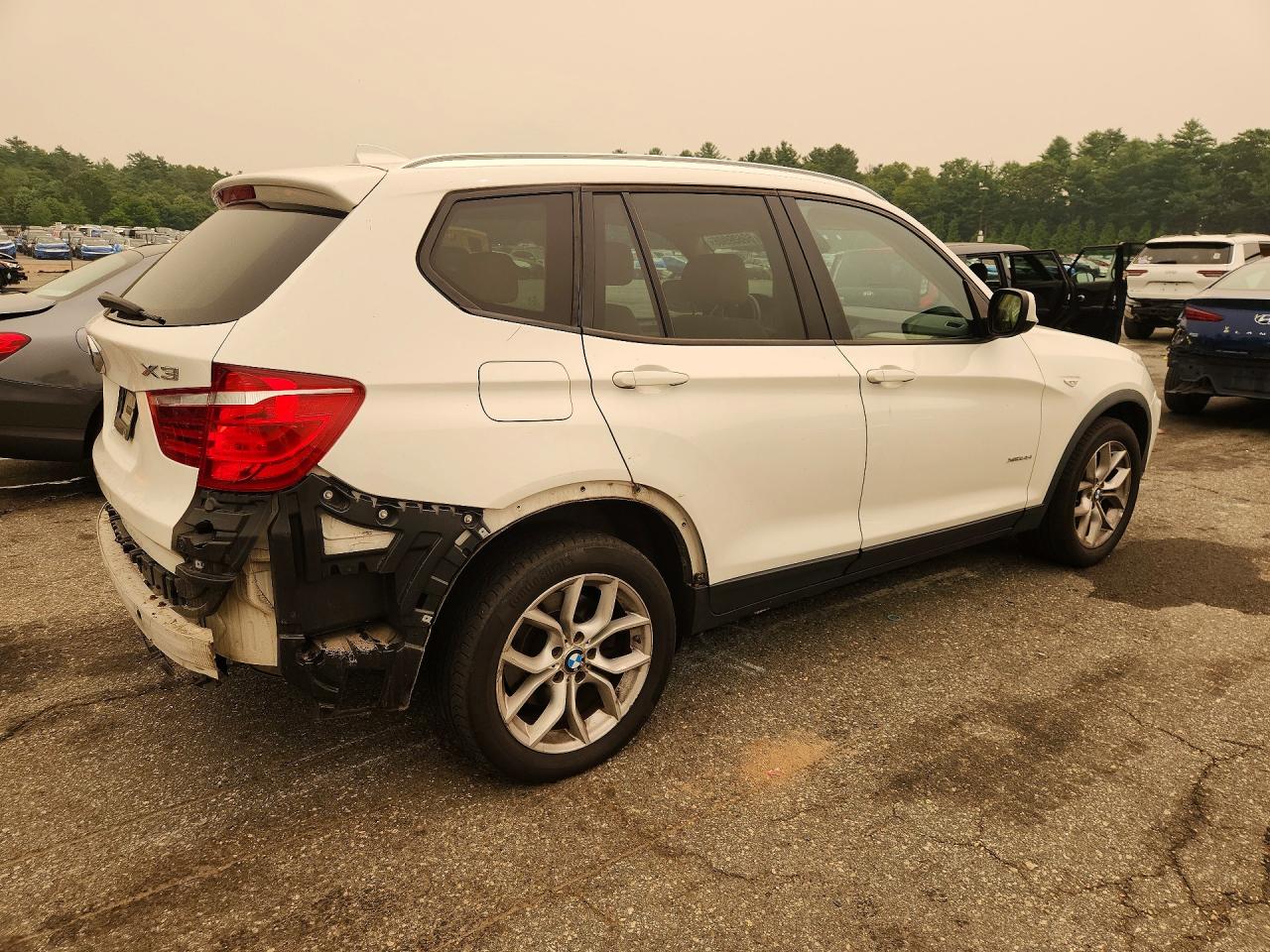 2011 Bmw X3 Xdrive35i White vin: 5UXWX7C52BL735472