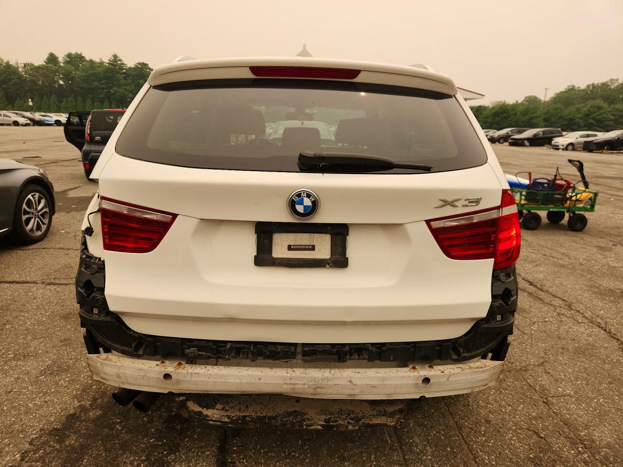 2011 Bmw X3 Xdrive35i White vin: 5UXWX7C52BL735472