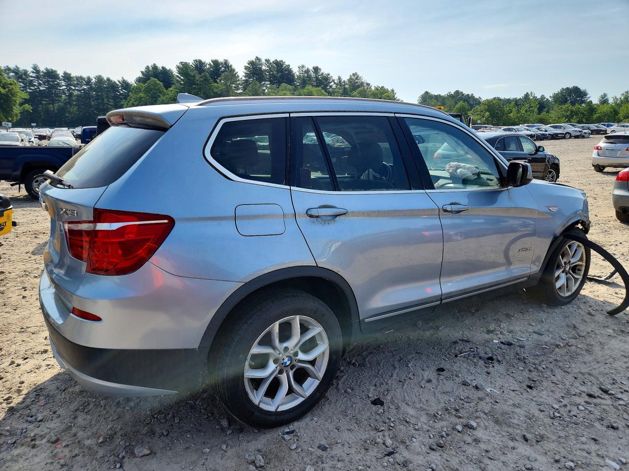 2011 Bmw X3 Xdrive35i Blue vin: 5UXWX7C52BLT78729