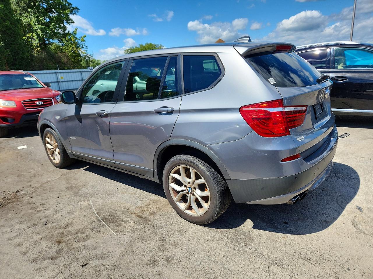 2011 Bmw X3 Xdrive35i Silver vin: 5UXWX7C52BLT78875