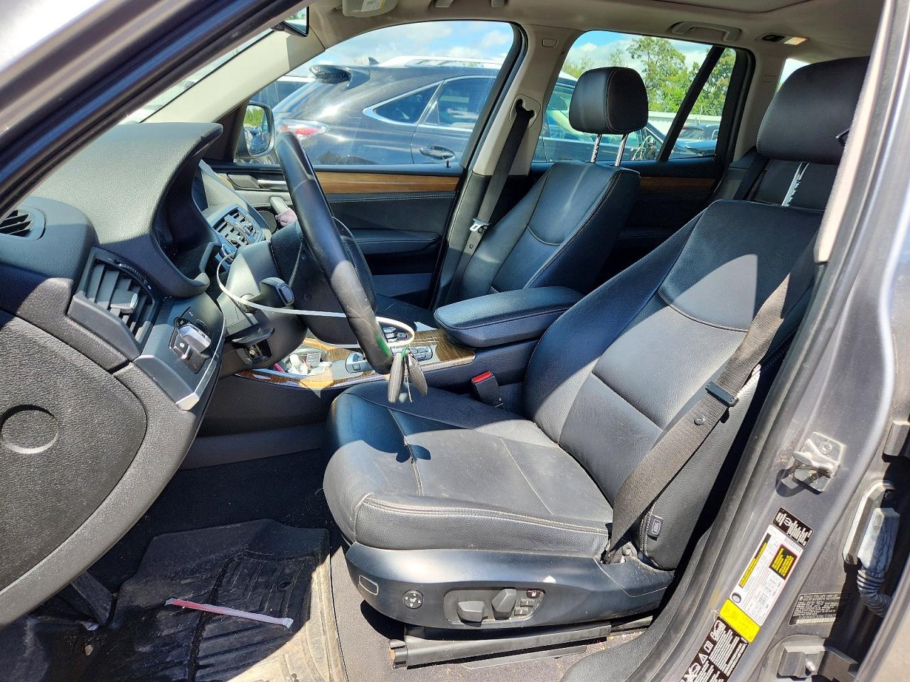 2011 Bmw X3 Xdrive35i Silver vin: 5UXWX7C52BLT78875