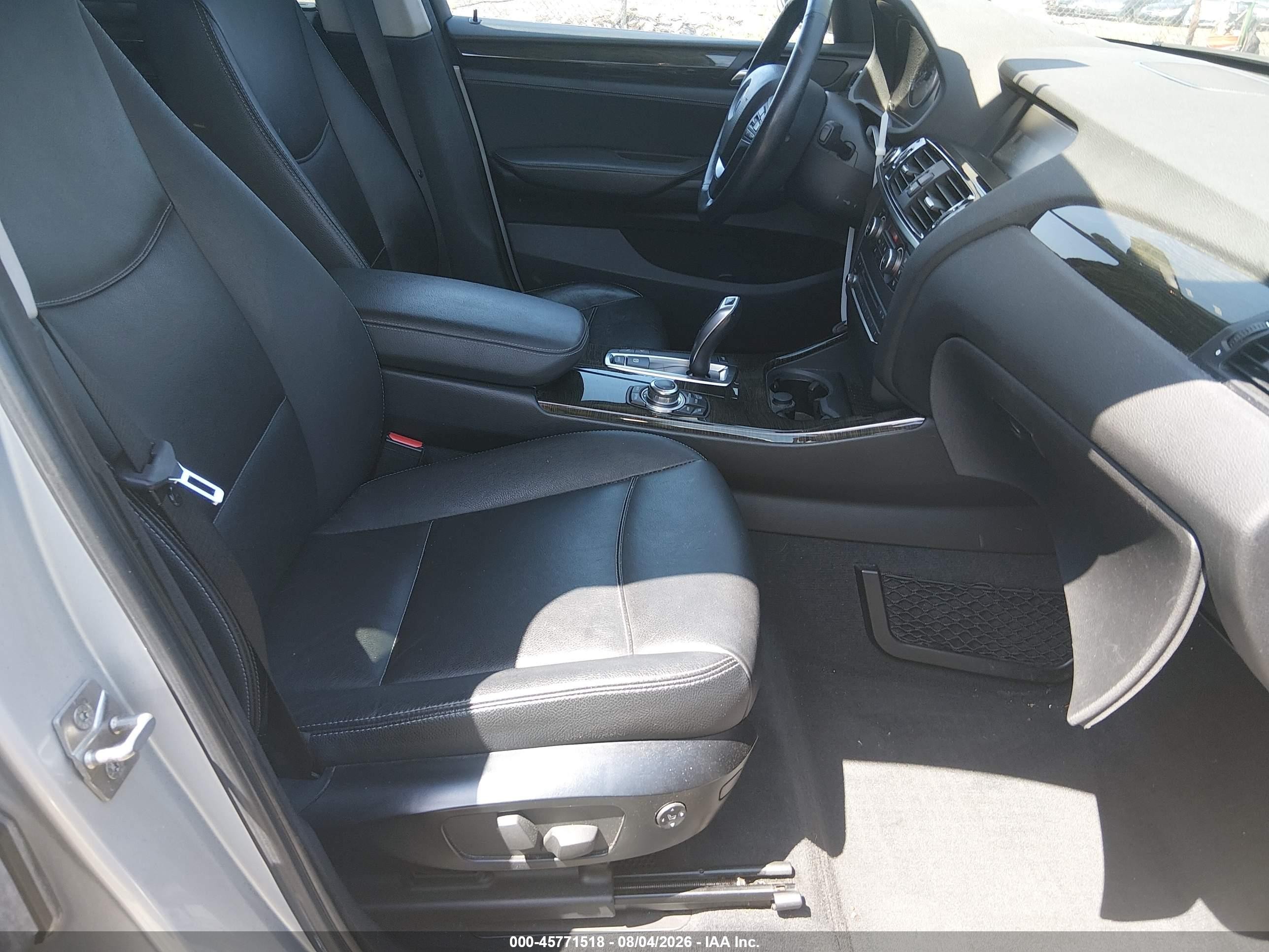 2012 Bmw X3 Xdrive35i Silver vin: 5UXWX7C52CL736493