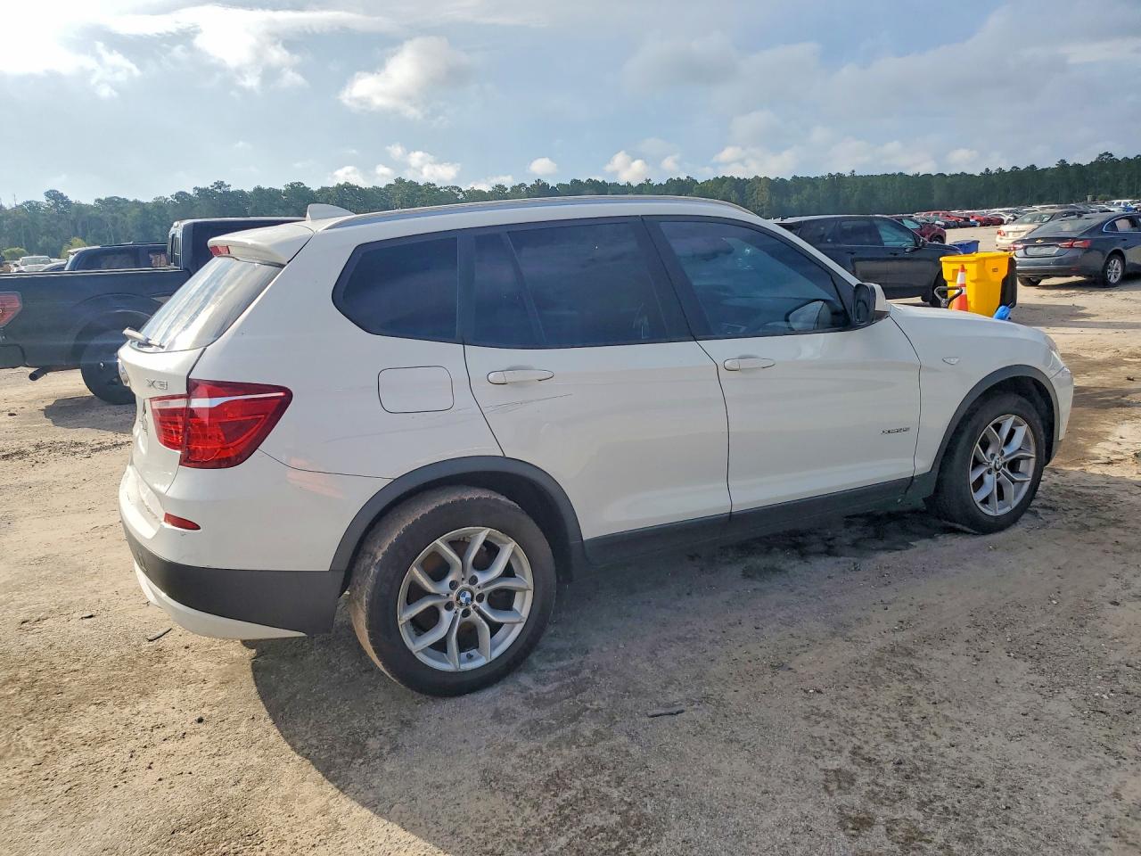 2012 Bmw X3 Xdrive35i White vin: 5UXWX7C52CL737238