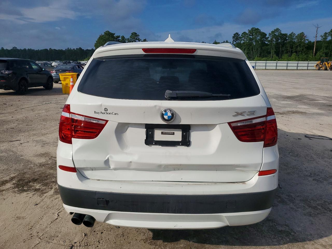 2012 Bmw X3 Xdrive35i White vin: 5UXWX7C52CL737238