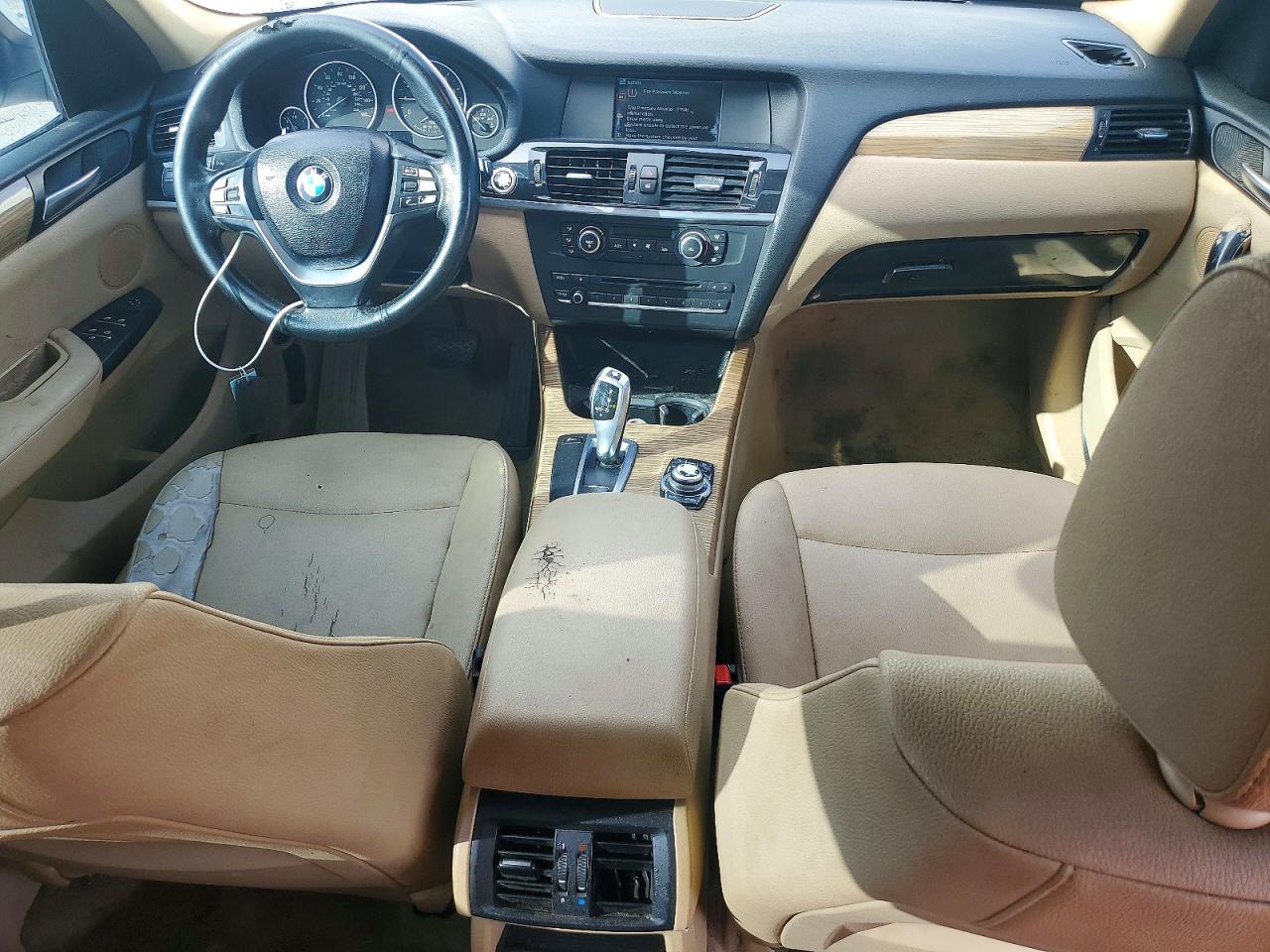 2012 Bmw X3 Xdrive35i White vin: 5UXWX7C52CL737238