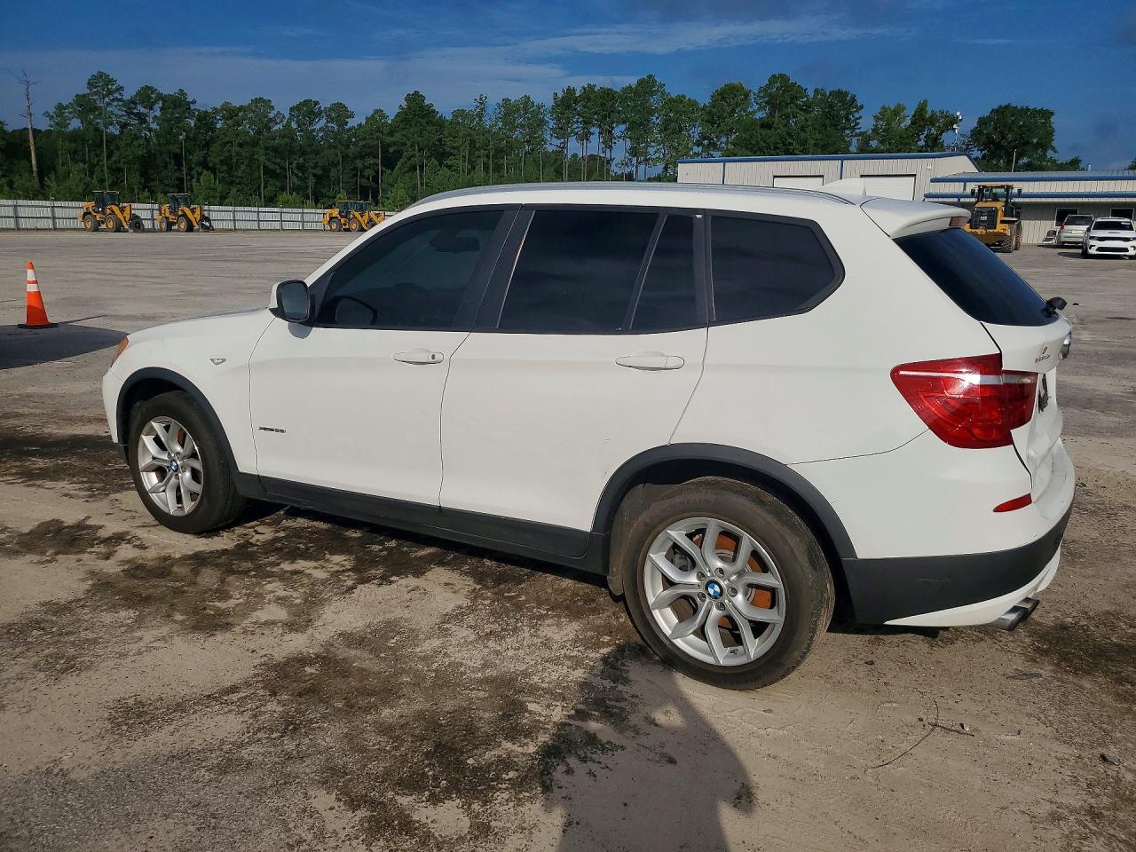 2012 Bmw X3 Xdrive35i White vin: 5UXWX7C52CL737238