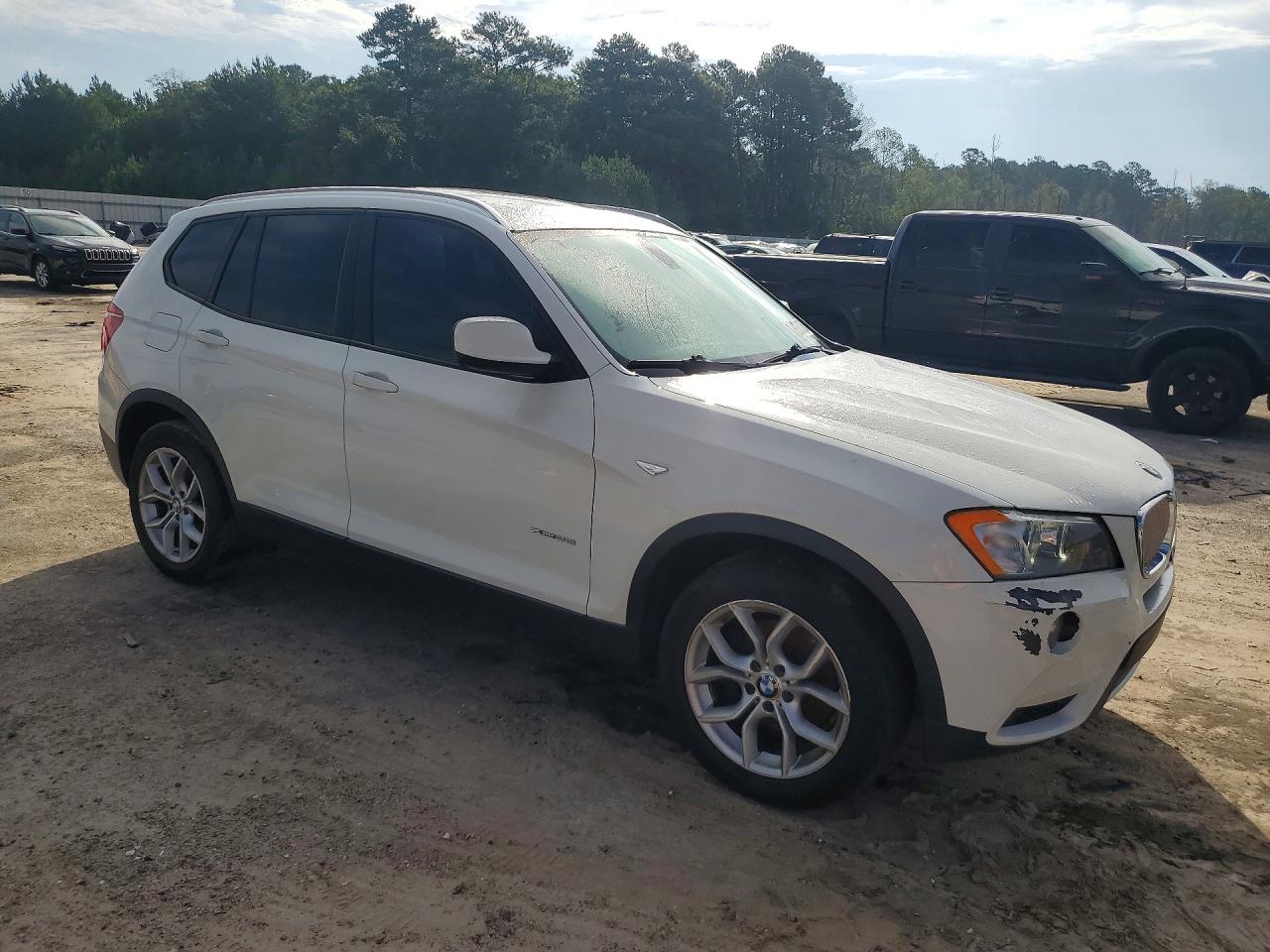 2012 Bmw X3 Xdrive35i White vin: 5UXWX7C52CL737238