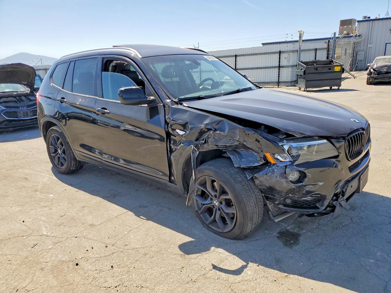 2013 Bmw X3 Xdrive35i Black vin: 5UXWX7C52DL977813