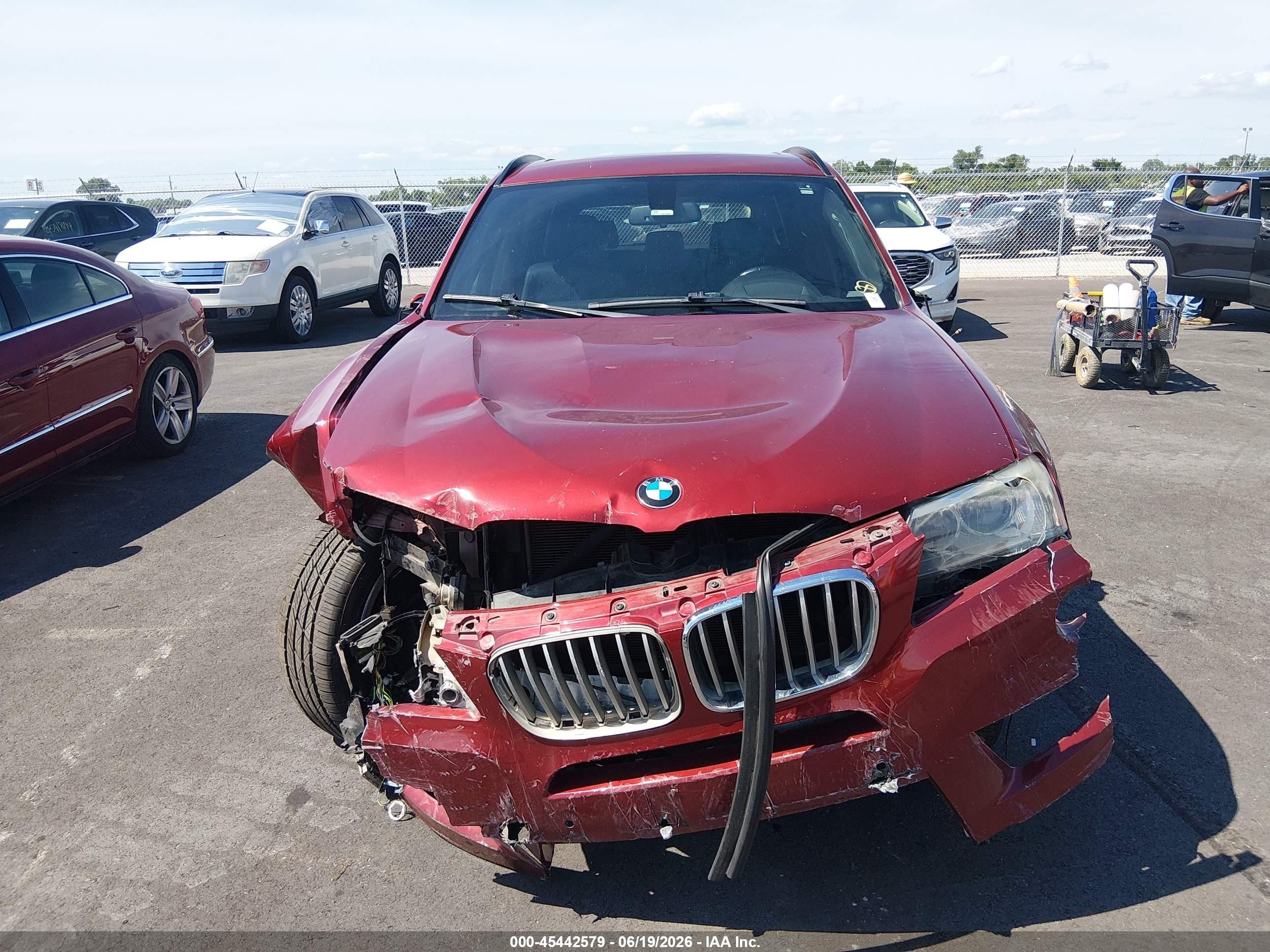 2013 Bmw X3 Xdrive35i Red vin: 5UXWX7C52DL980761