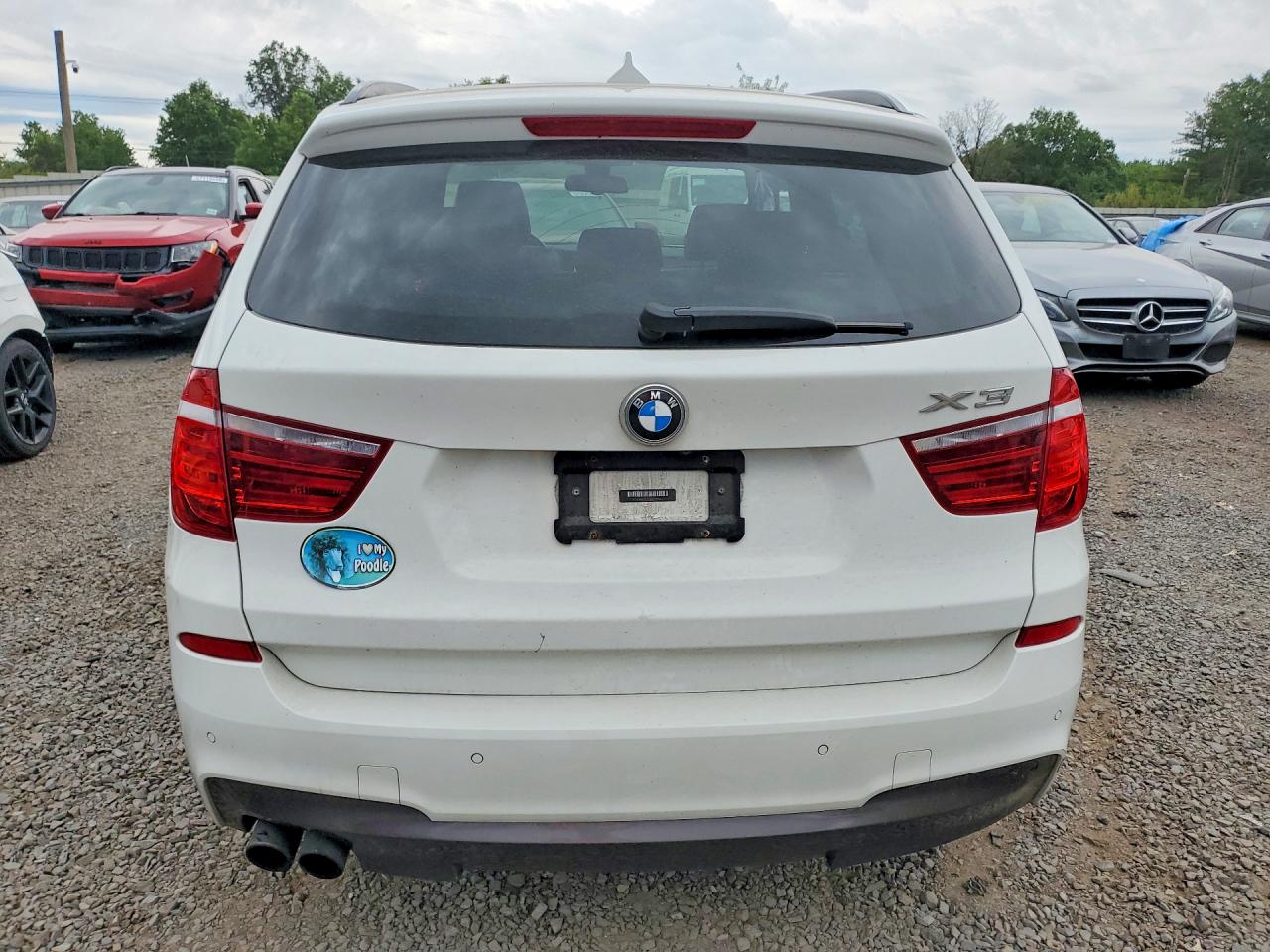 2014 Bmw X3 Белый vin: 5UXWX7C52E0E75566