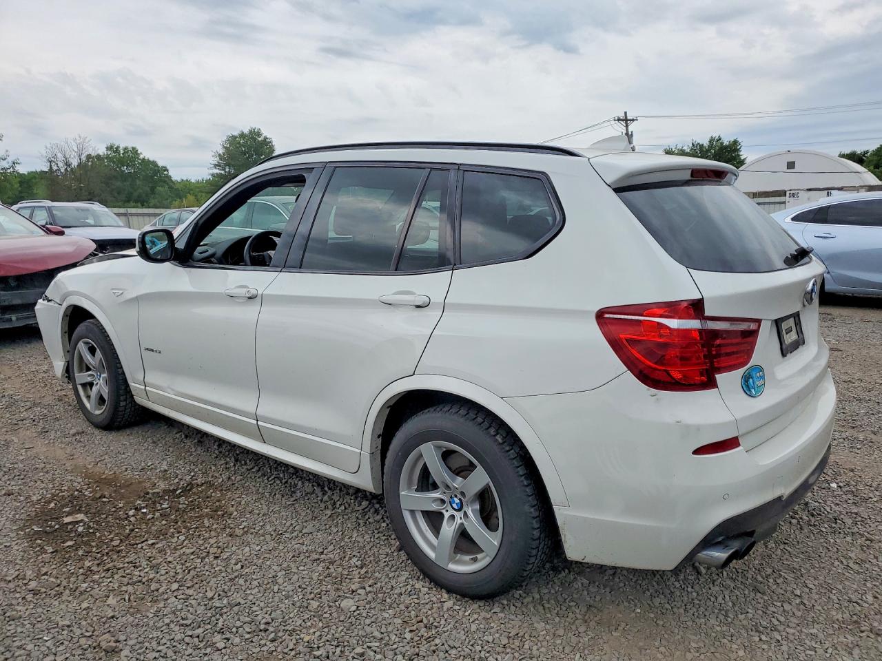 2014 Bmw X3 Белый vin: 5UXWX7C52E0E75566
