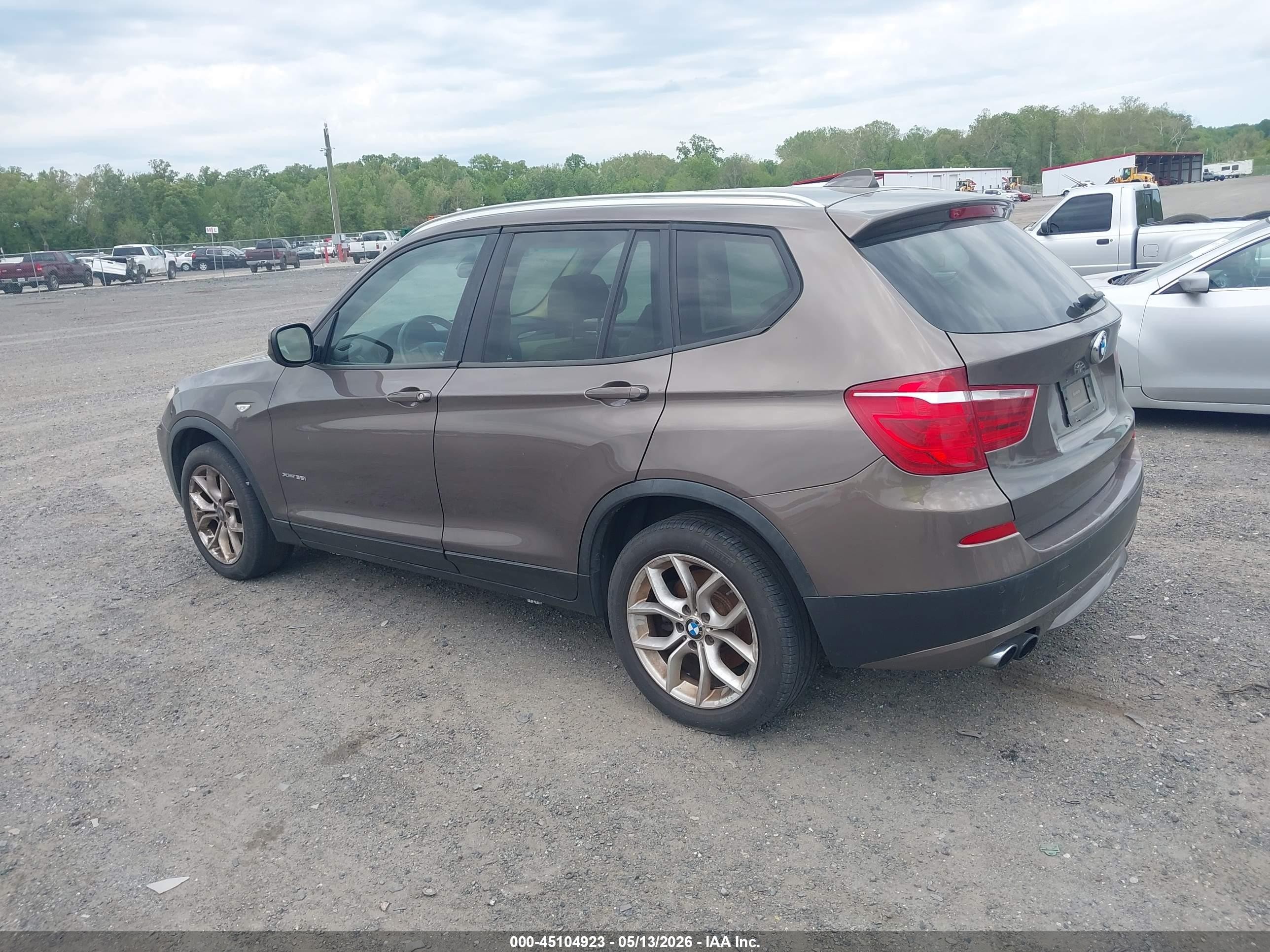 2011 Bmw X3 Xdrive35i Tan vin: 5UXWX7C53BL735125
