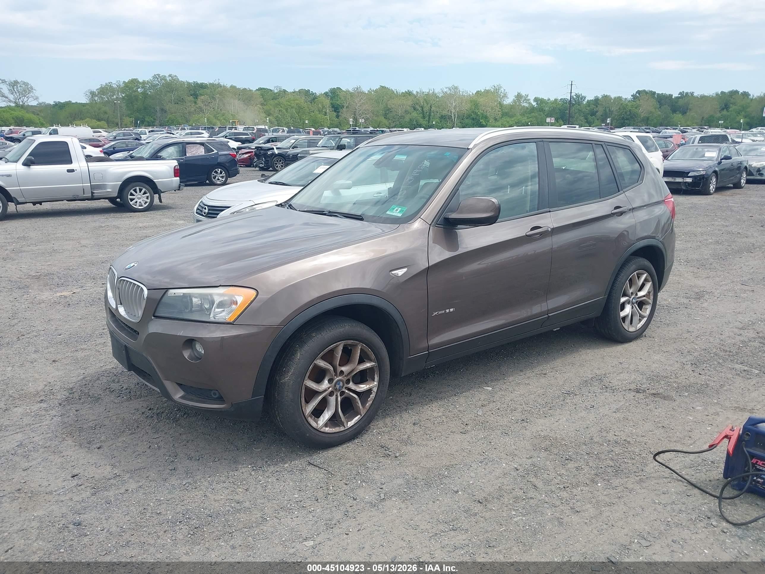 2011 Bmw X3 Xdrive35i Tan vin: 5UXWX7C53BL735125