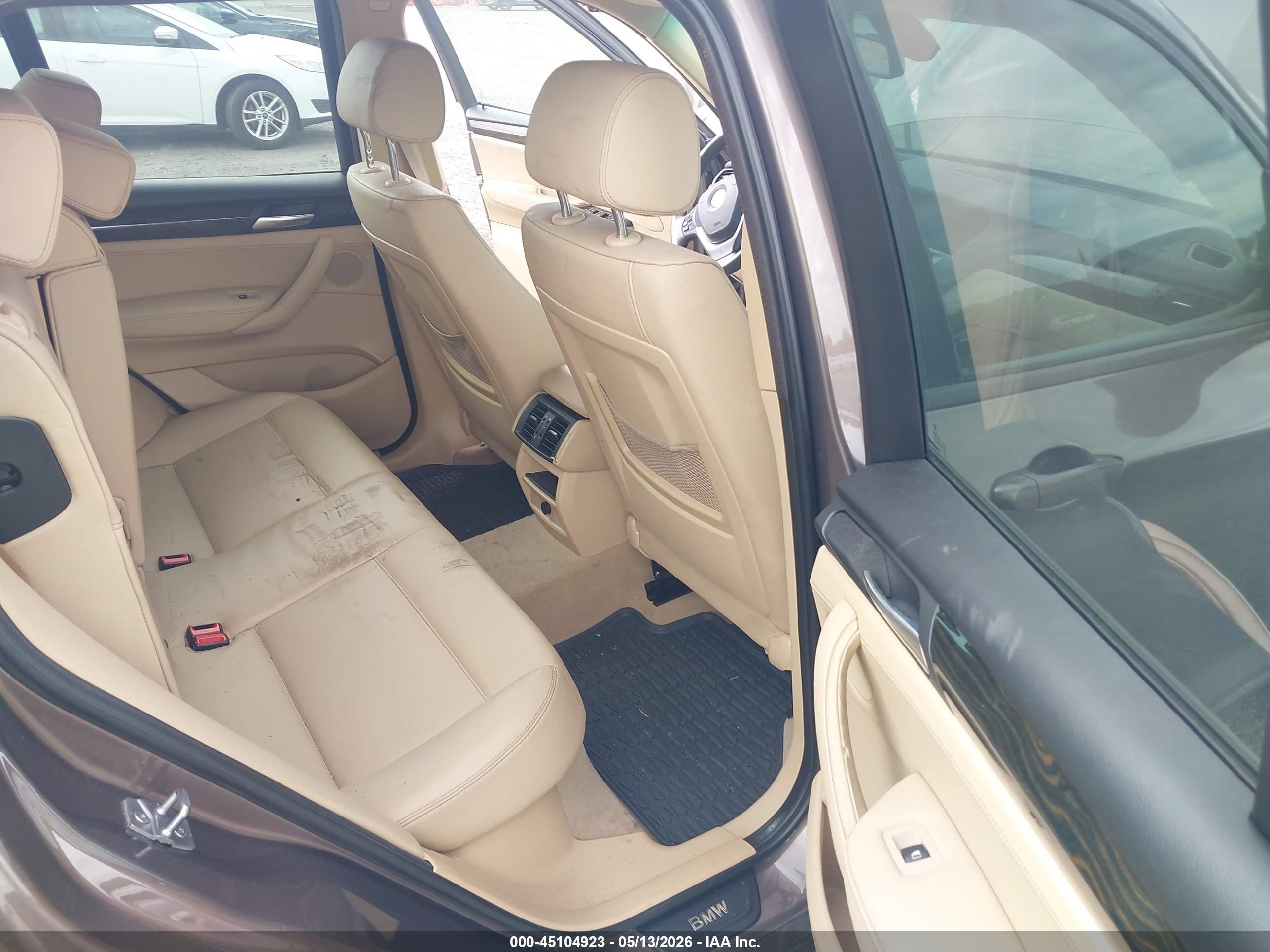 2011 Bmw X3 Xdrive35i Tan vin: 5UXWX7C53BL735125