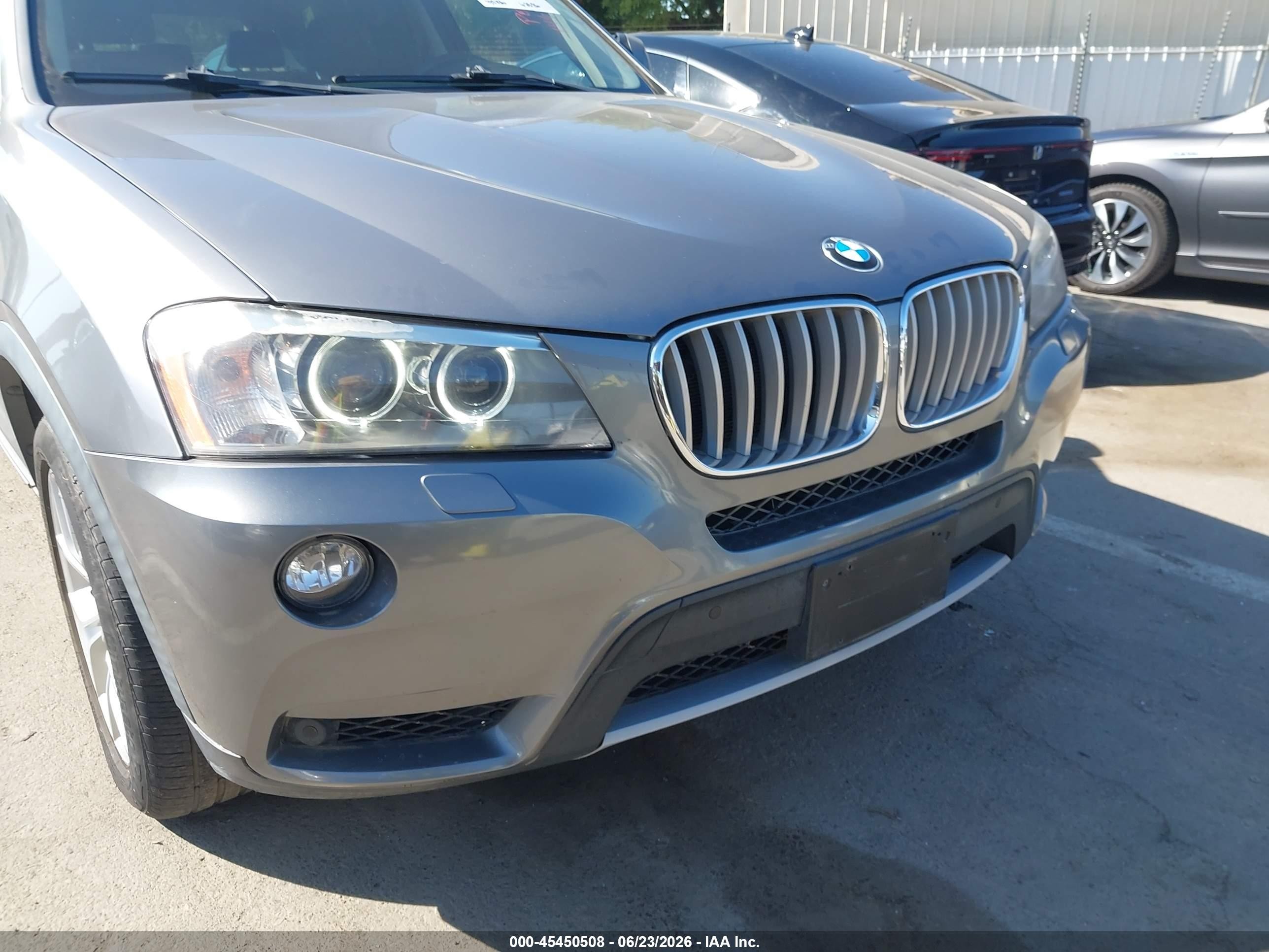 2011 Bmw X3 Xdrive35i Gray vin: 5UXWX7C53BLT78805