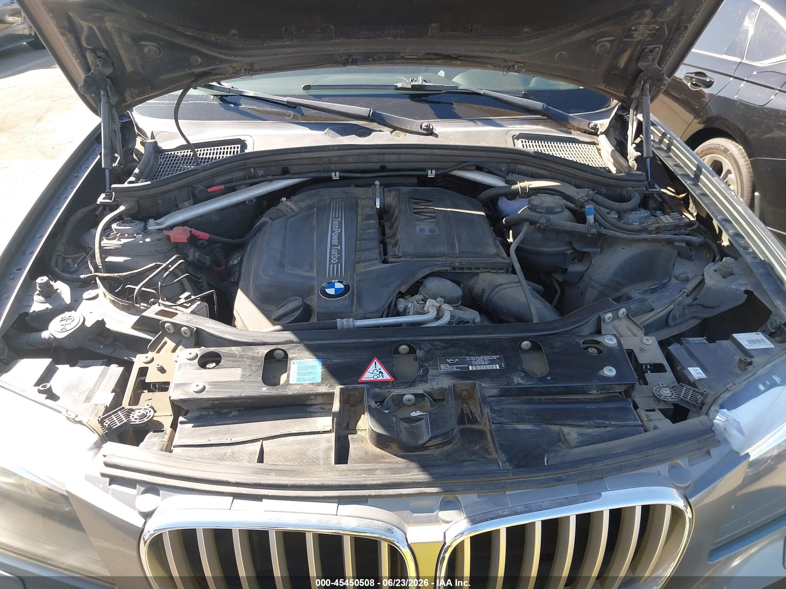 2011 Bmw X3 Xdrive35i Gray vin: 5UXWX7C53BLT78805